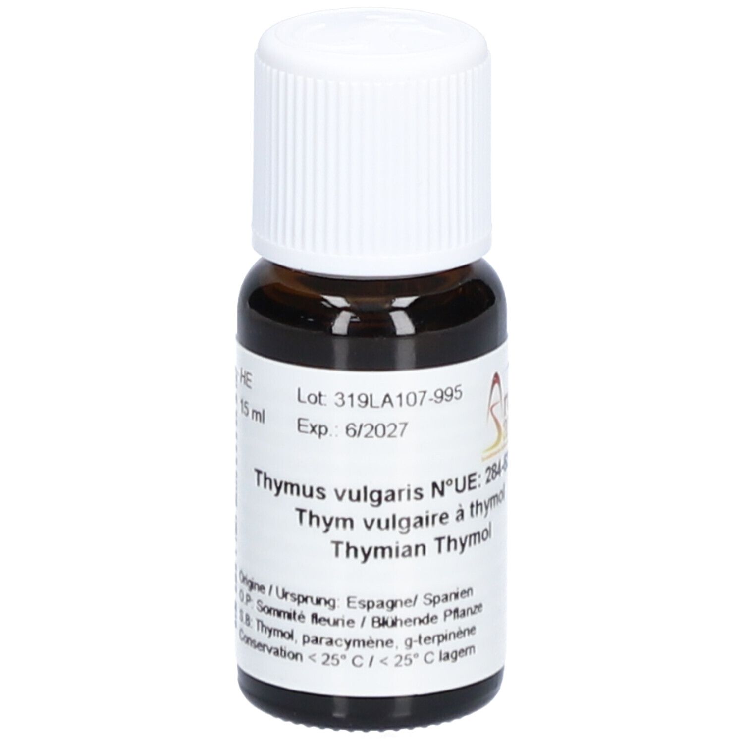 Aromasan® Huile essentielle de Thym vulgaire à thymol bio