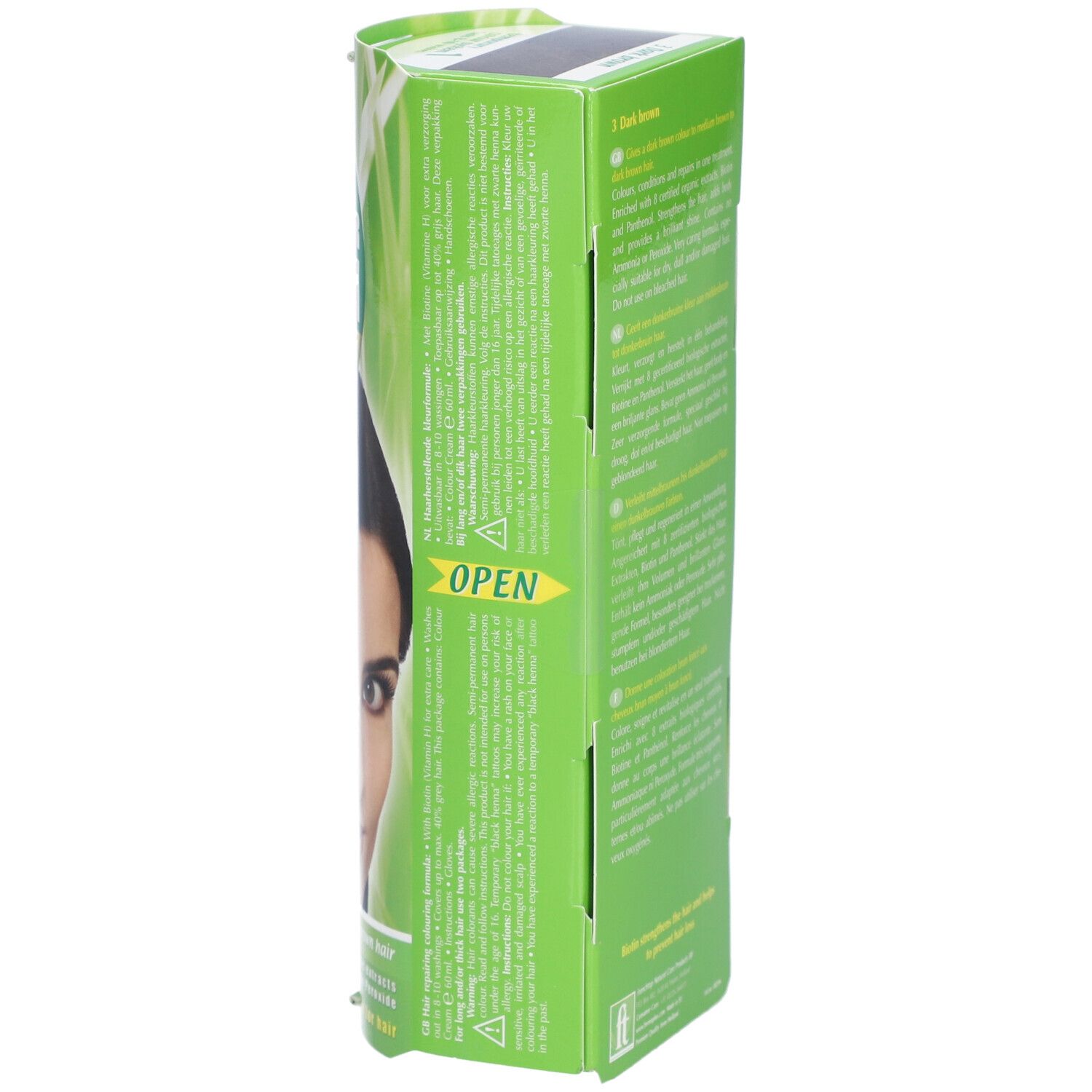 HENNA PLUS Colour Cream Teinture pour cheveux Châtain foncé