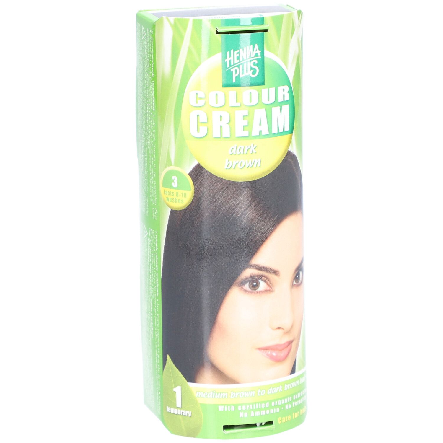 HENNA PLUS Colour Cream Teinture pour cheveux Châtain foncé