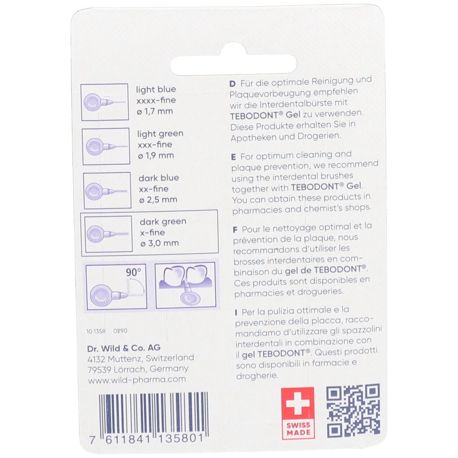 EMOFORM® Interdentale ragers 3.0 mm - Donkergroen