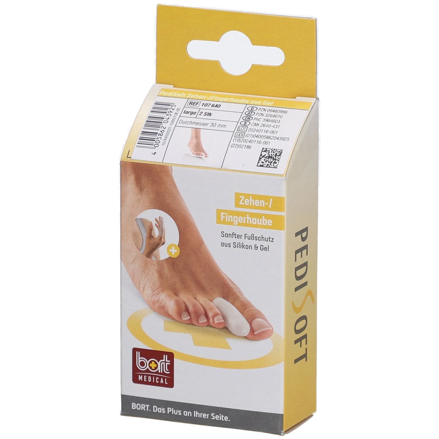 BORT PediSoft® Capuchon pour orteils/doigts Gr. L Ø 30 mm