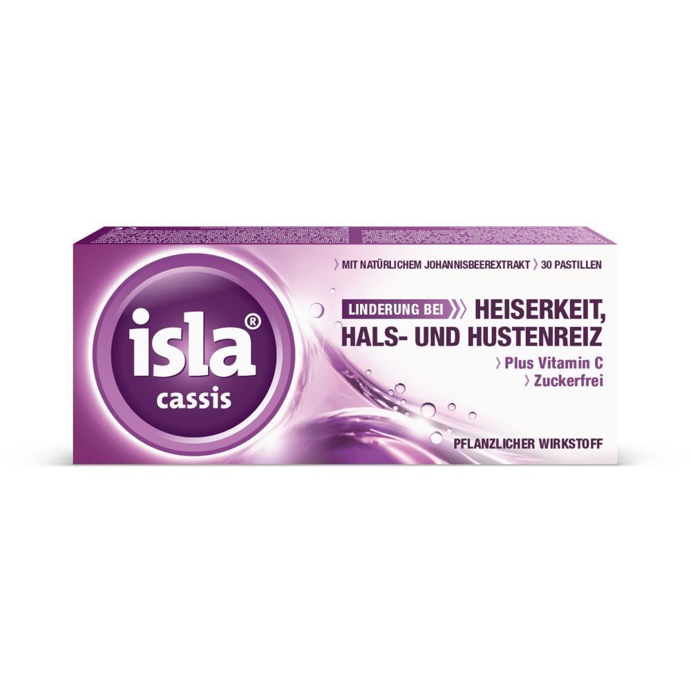 ISLA® Keelpastilles Zwarte Bes