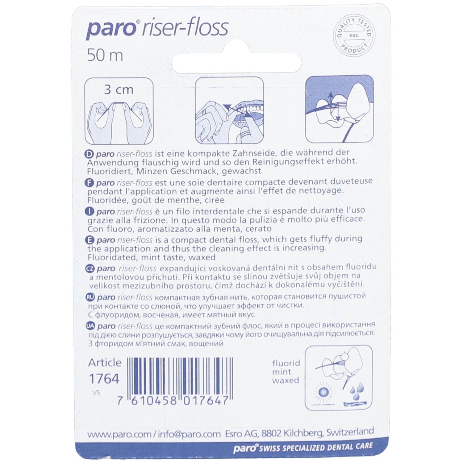 paro® riser-floss tandzijde