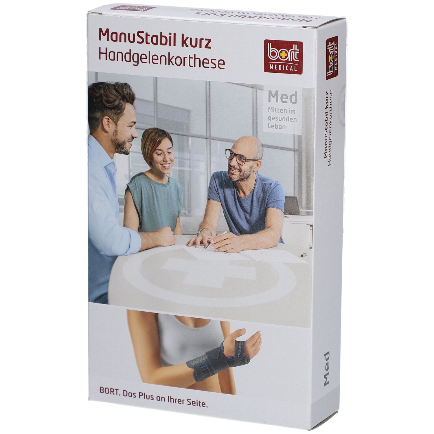BORT ManuStabil® short recht maat S zwart