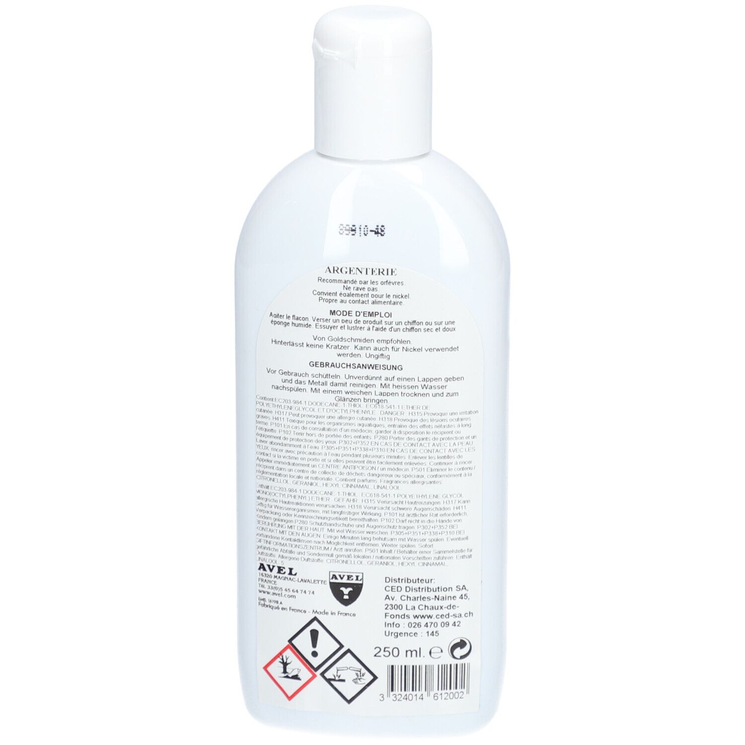 AVEL Nettoyant Argenterie Vermeil et Or