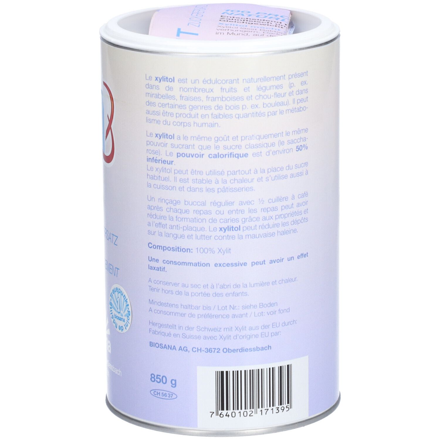 BIOSANA Xylit Remplacement du sucre