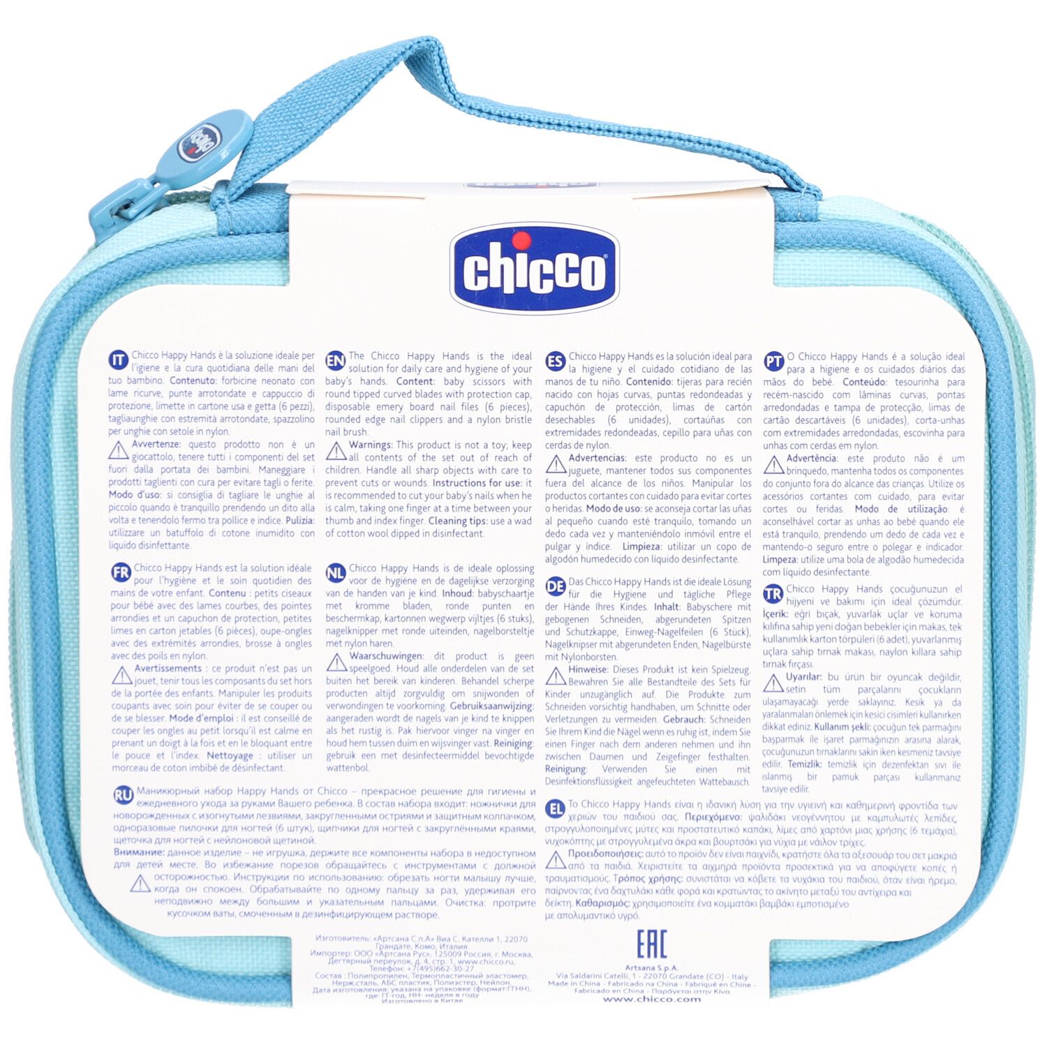 CHICCO Kit Manucure Bleu Claire 0m +