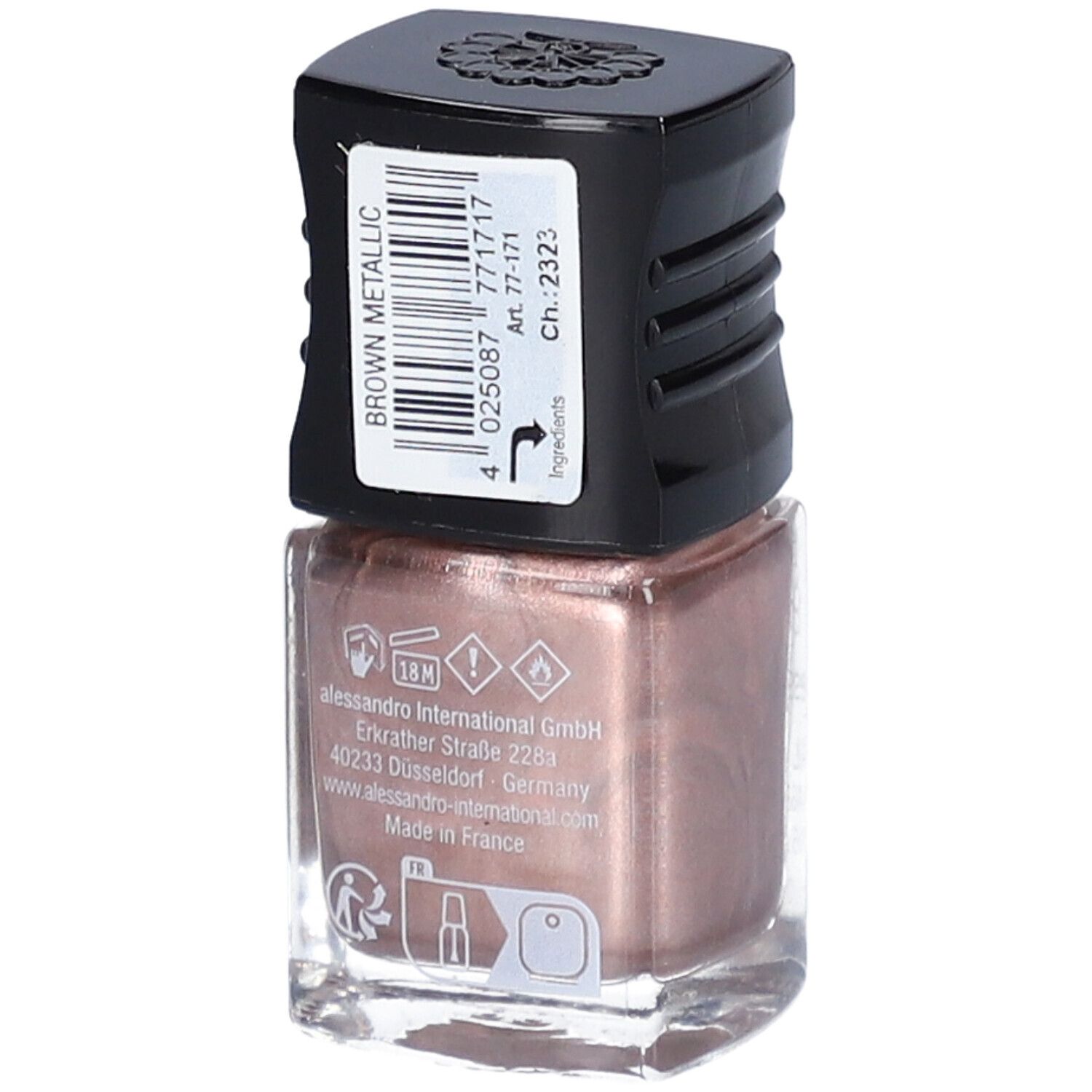 ALESSANDRO Nagellak 71 Brown Metallic