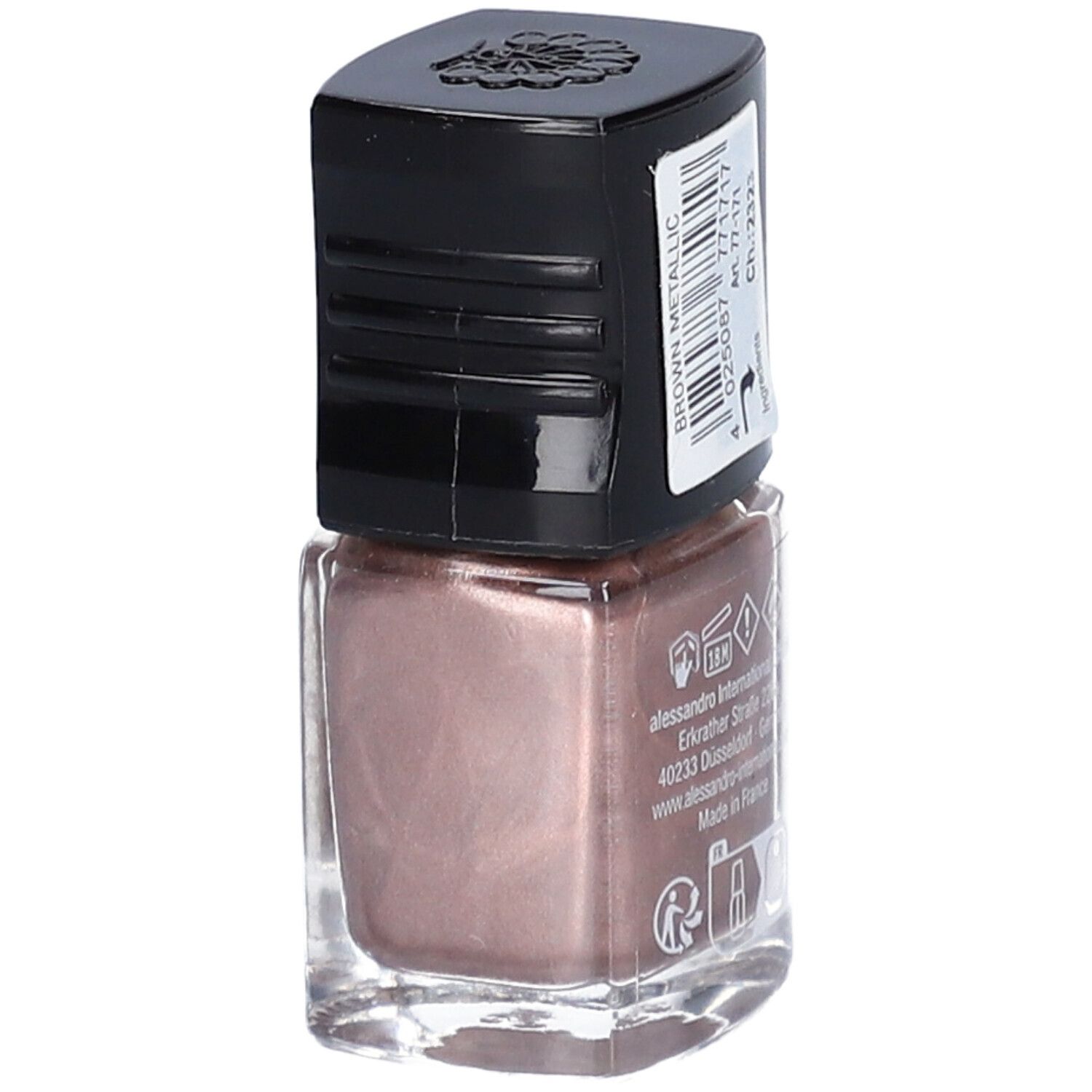 ALESSANDRO Nagellak 71 Brown Metallic