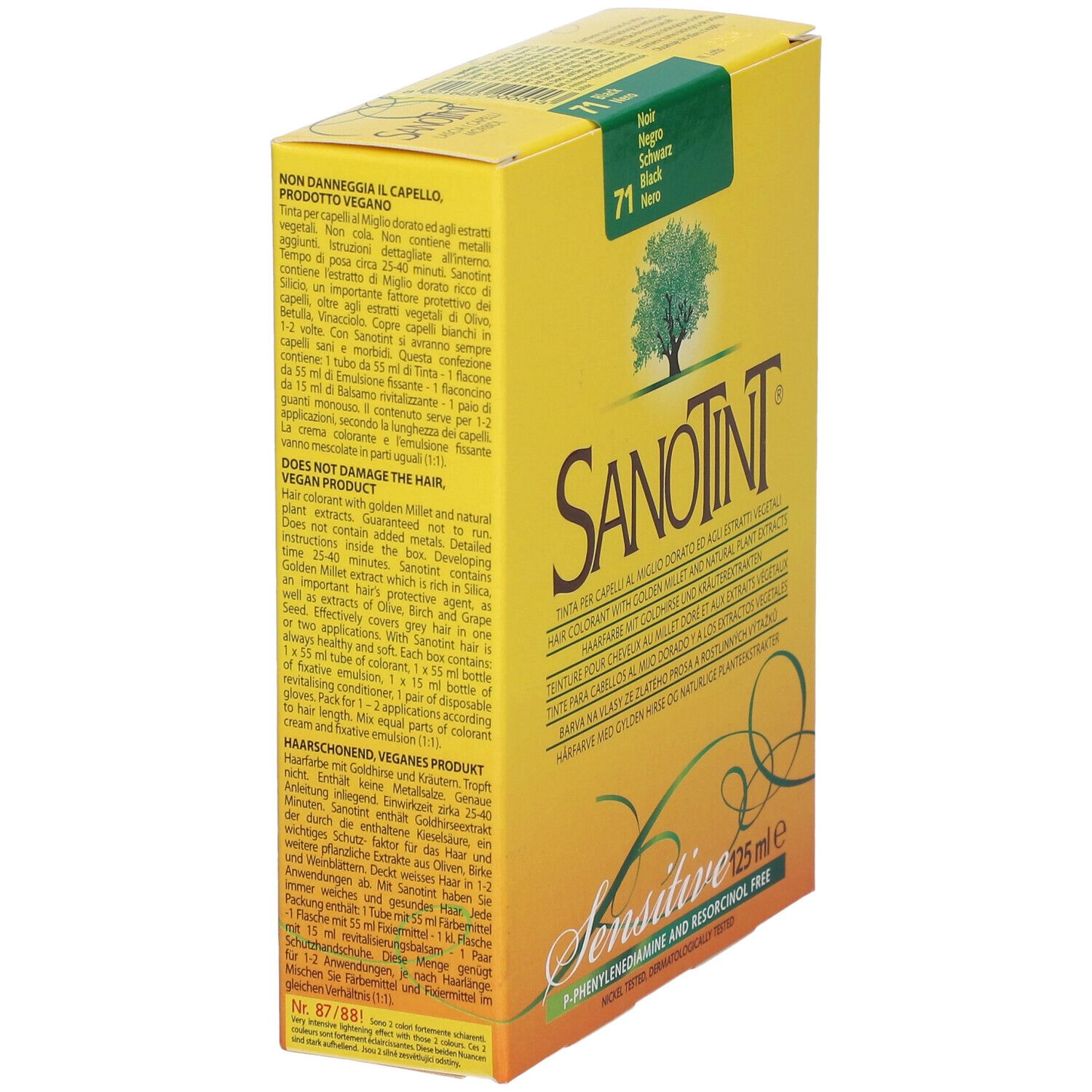 SANOTINT® Sensitive Haarverf 71 Zwart