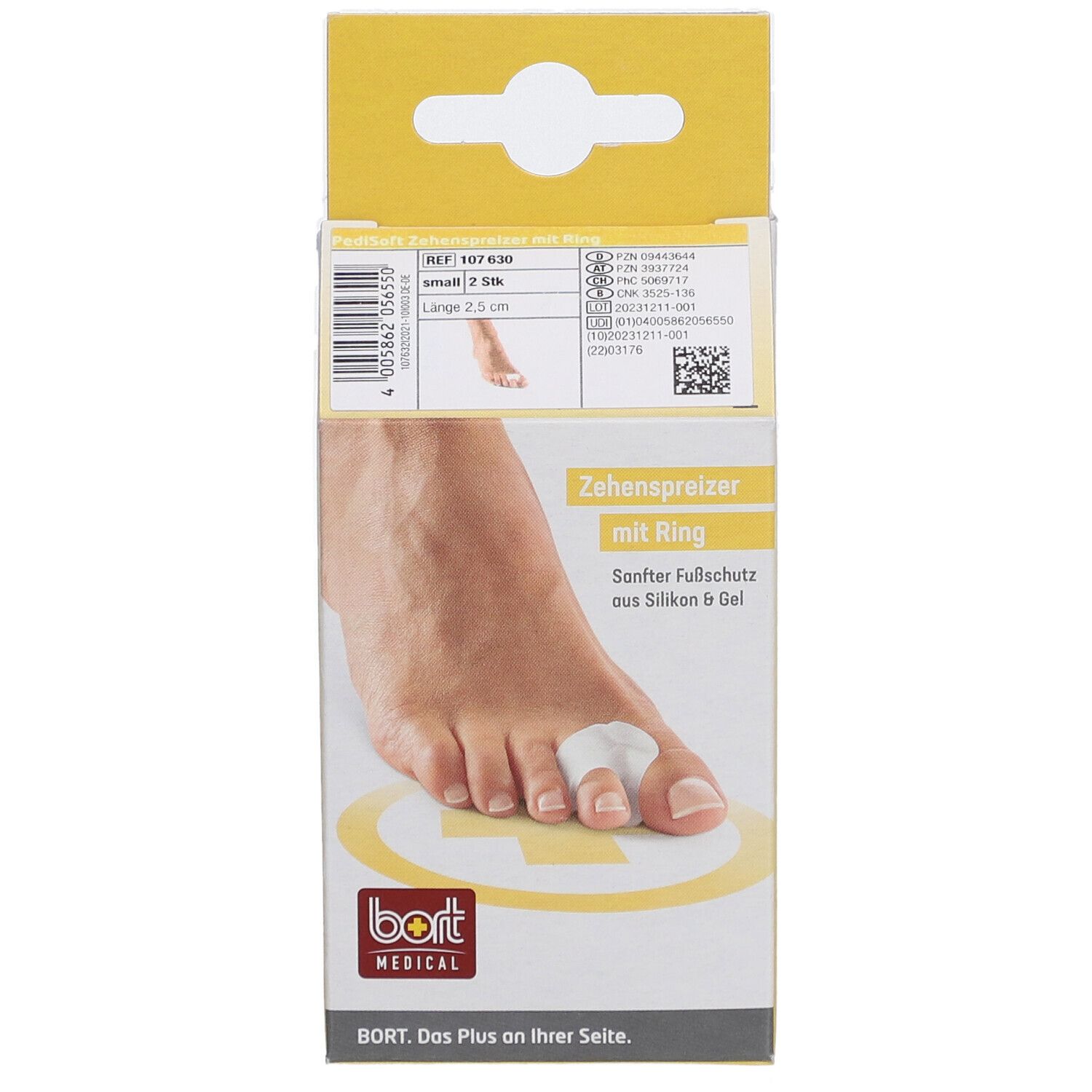 BORT PEDISOFT® Séparateur d'orteils avec anneau taille S
