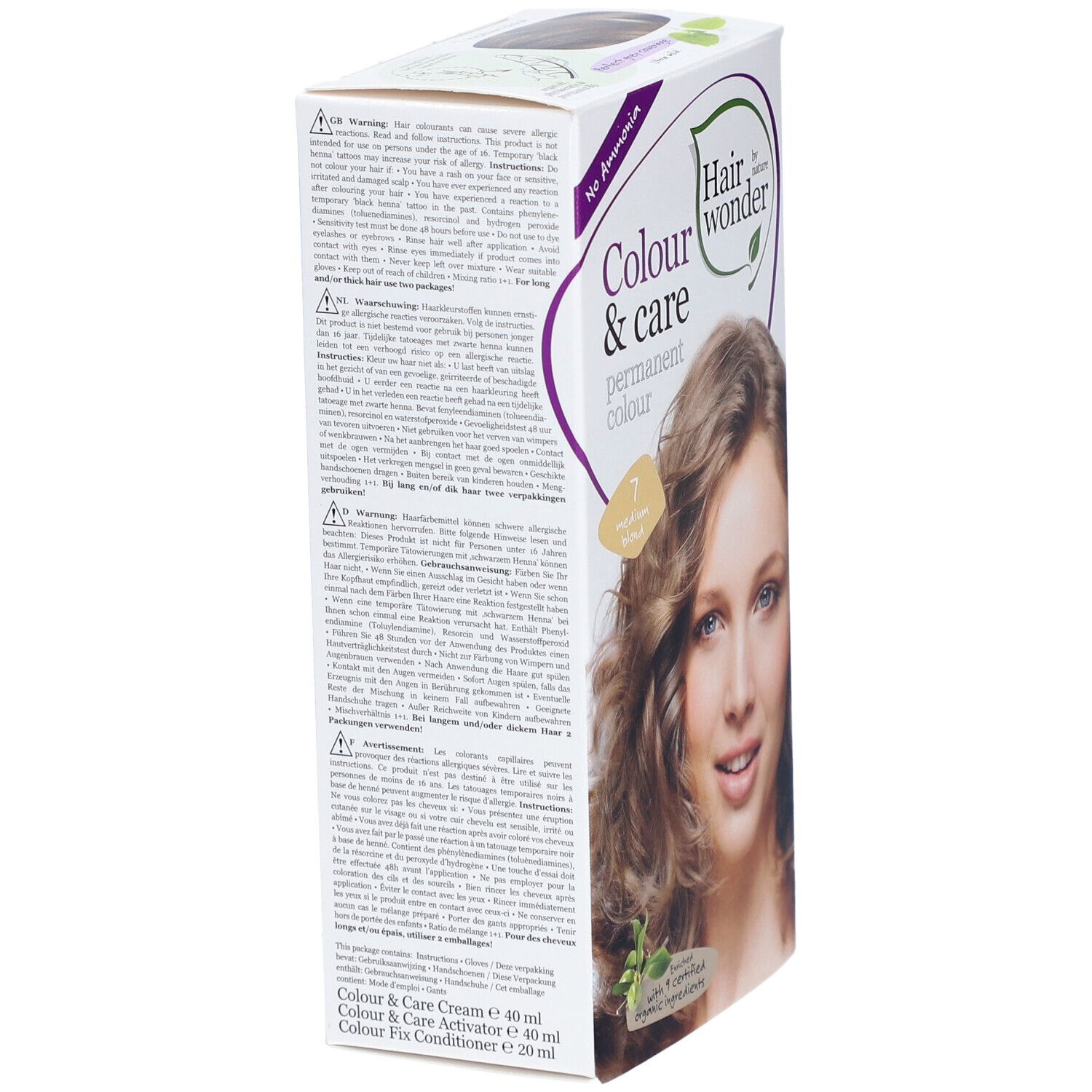 Hairwonder Haarkleuring Medium Blond 7