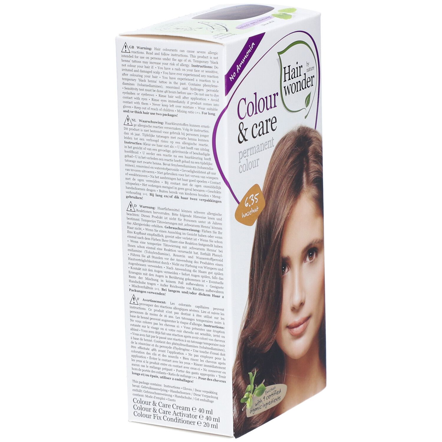 Hairwonder Colour & Care 6.35 Hazelnoot