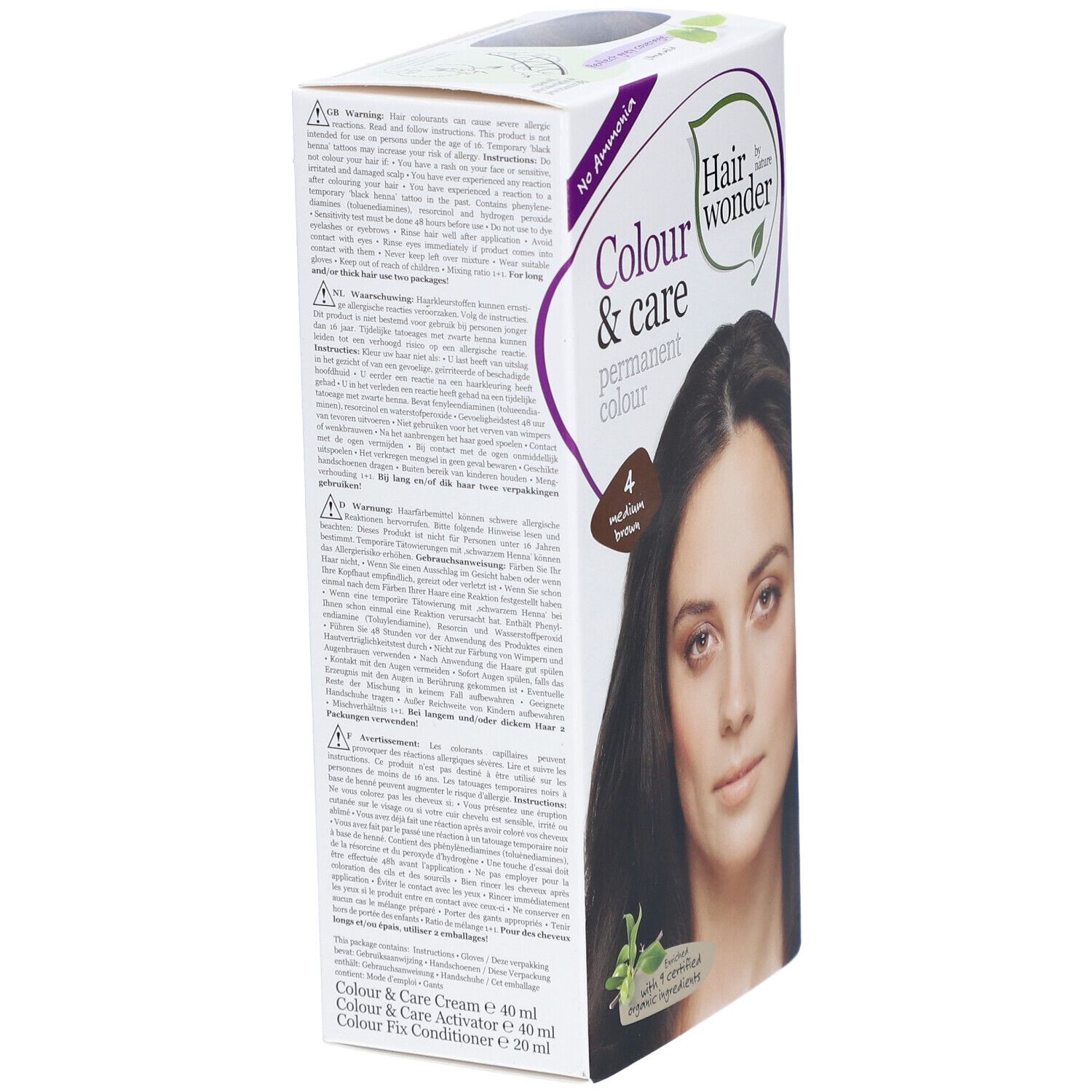 Hairwonder Colour & Care 4 Middenbruin