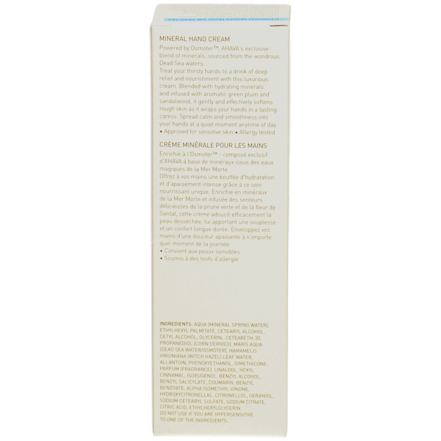 AHAVA Minerale Handcrème
