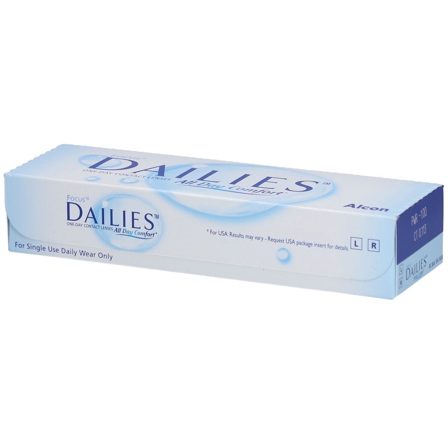 FOCUS® DAILIES® All Day Comfort - daglenzen -1.00dpt