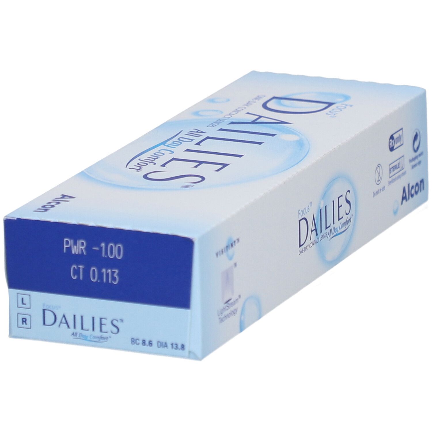 FOCUS® DAILIES® All Day Comfort - daglenzen -1.00dpt