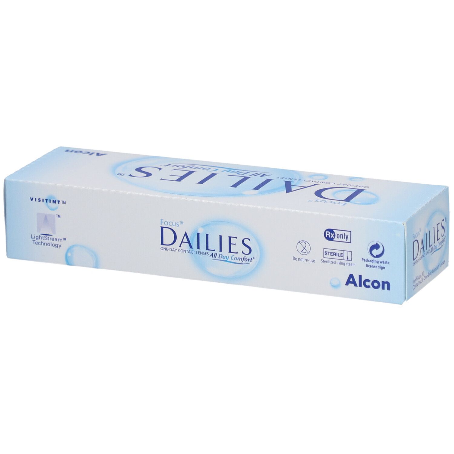 FOCUS® DAILIES® All Day Comfort - Lentilles journalières -2.25dpt