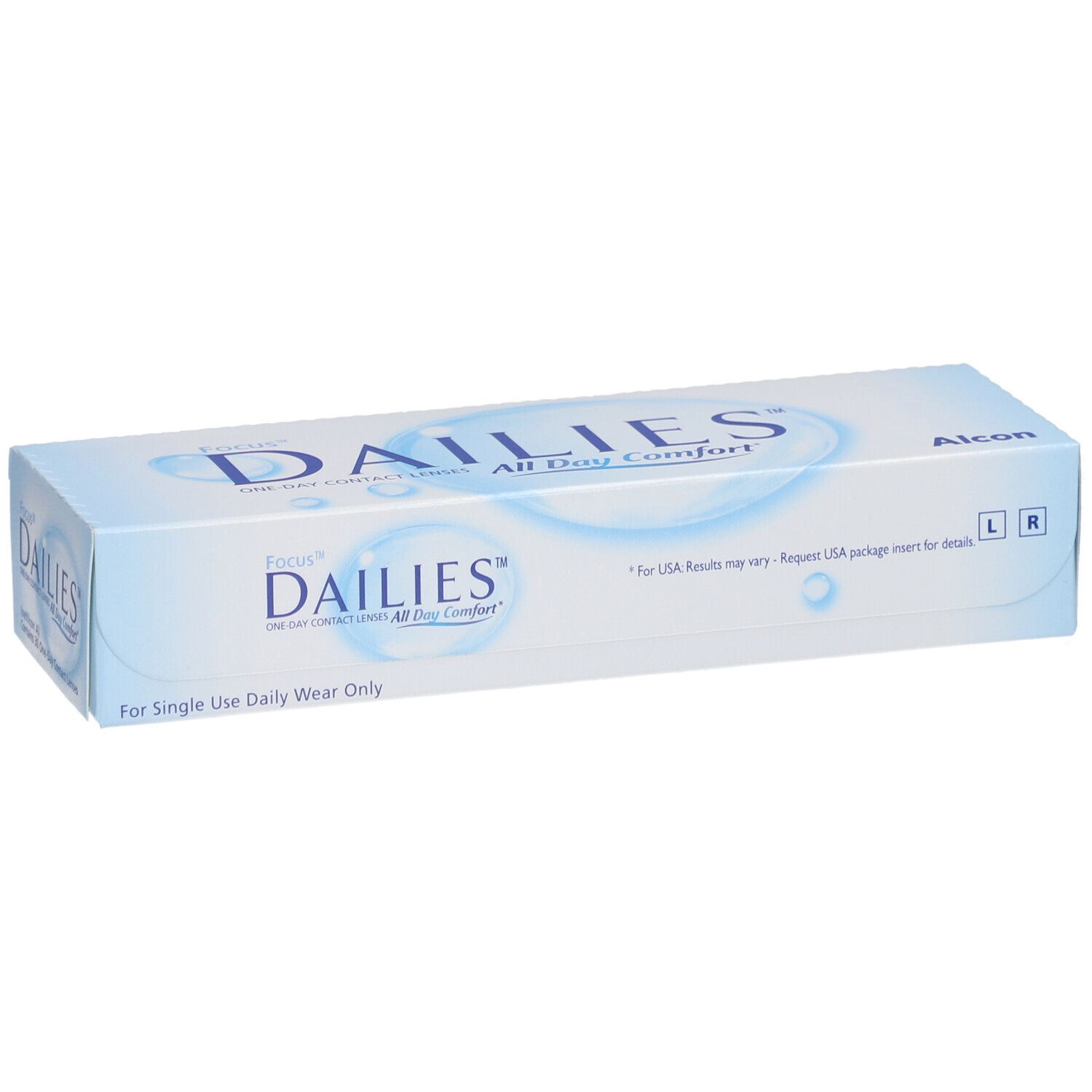 FOCUS® DAILIES® All Day Comfort - Lentilles journalières -2.25dpt