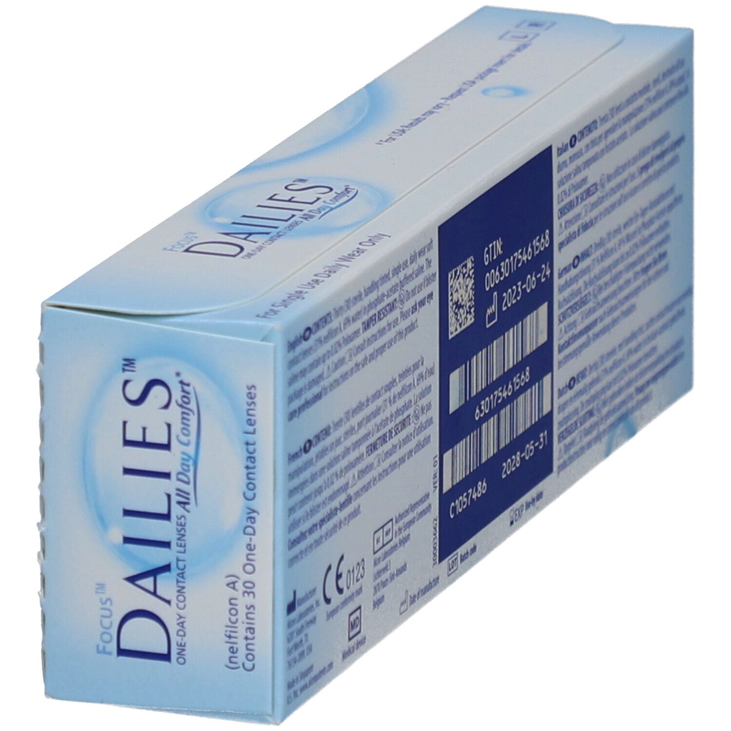 Alcon Focus™ Dailies™ Daglenzen met dagelijks comfort -2,50 dpt