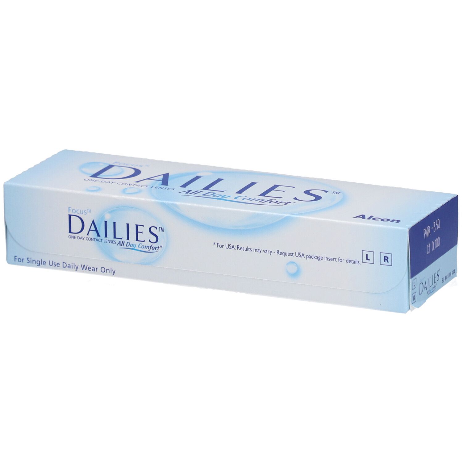 FOCUS® DAILIES® All Day Comfort - daglenzen -3.50dpt