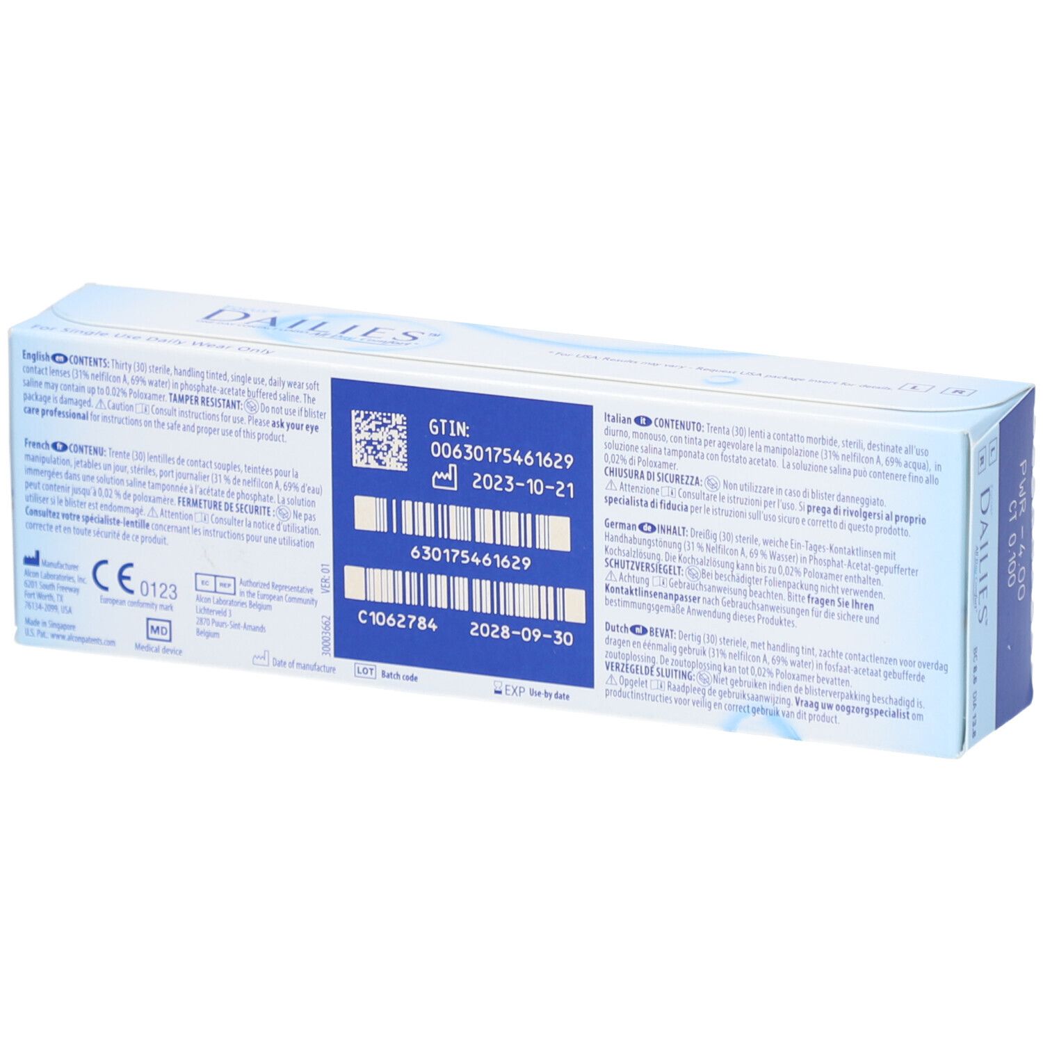 FOCUS® DAILIES® All Day Comfort - daglenzen - 4.00dpt