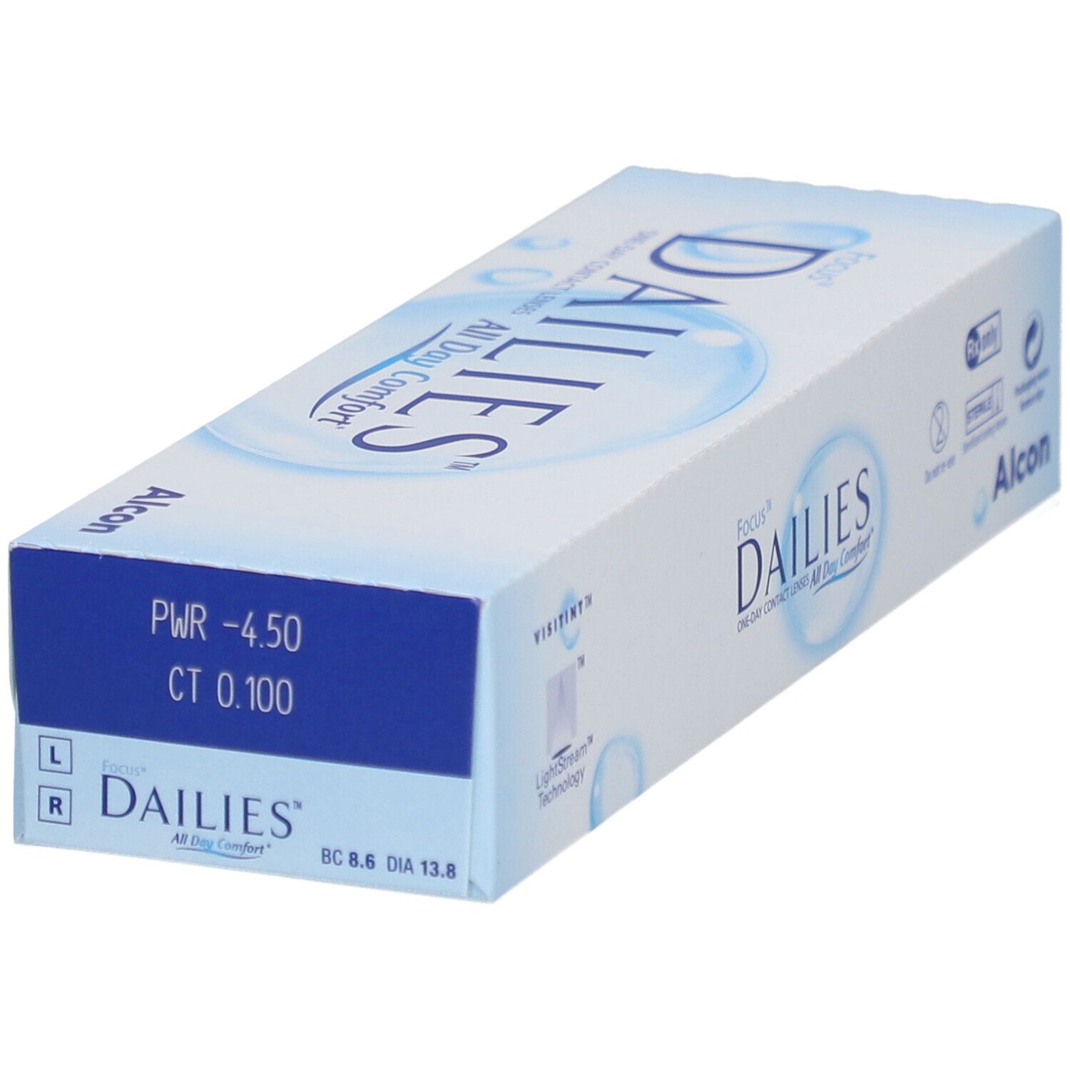 FOCUS® DAILIES® All Day Comfort - daglenzen - 4.50dpt