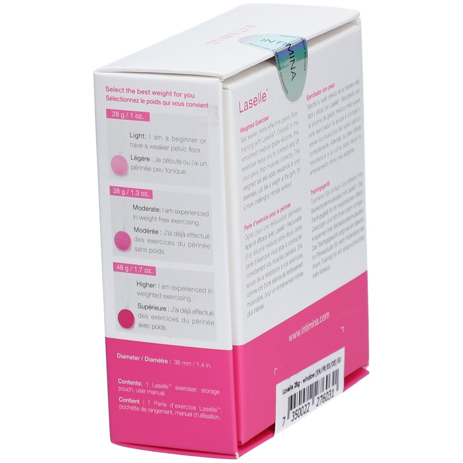 INTIMINA Laselle™ Perle d'exercice pour le périnée 28 g