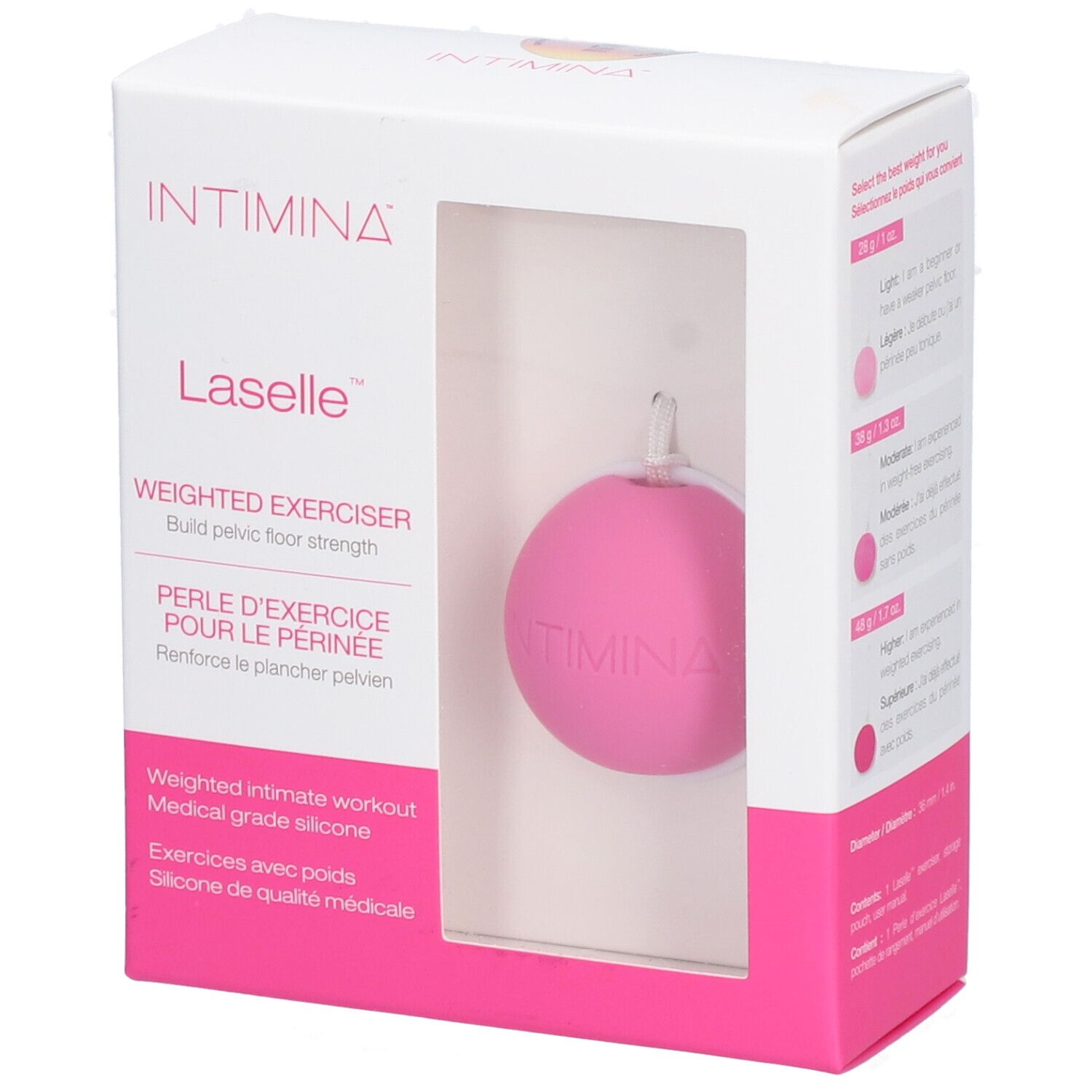 INTIMINA Laselle™ Perle d'exercice pour le périnée 38 g