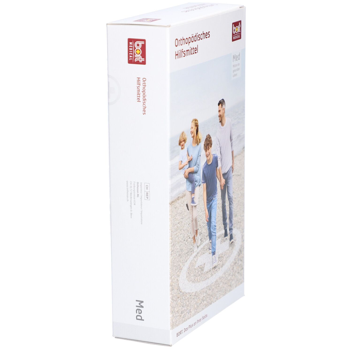 BORT Ceinture élastique à côtes pour femmes Gr. M blanc