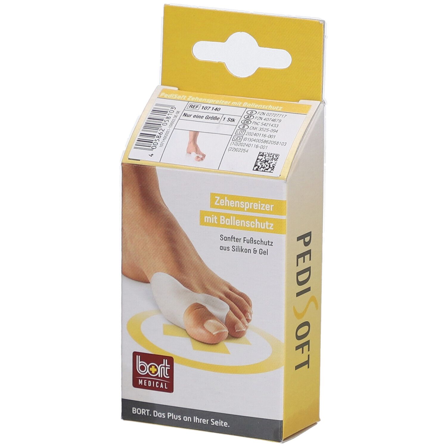 BORT PediSoft® teenspreider met bunionbescherming
