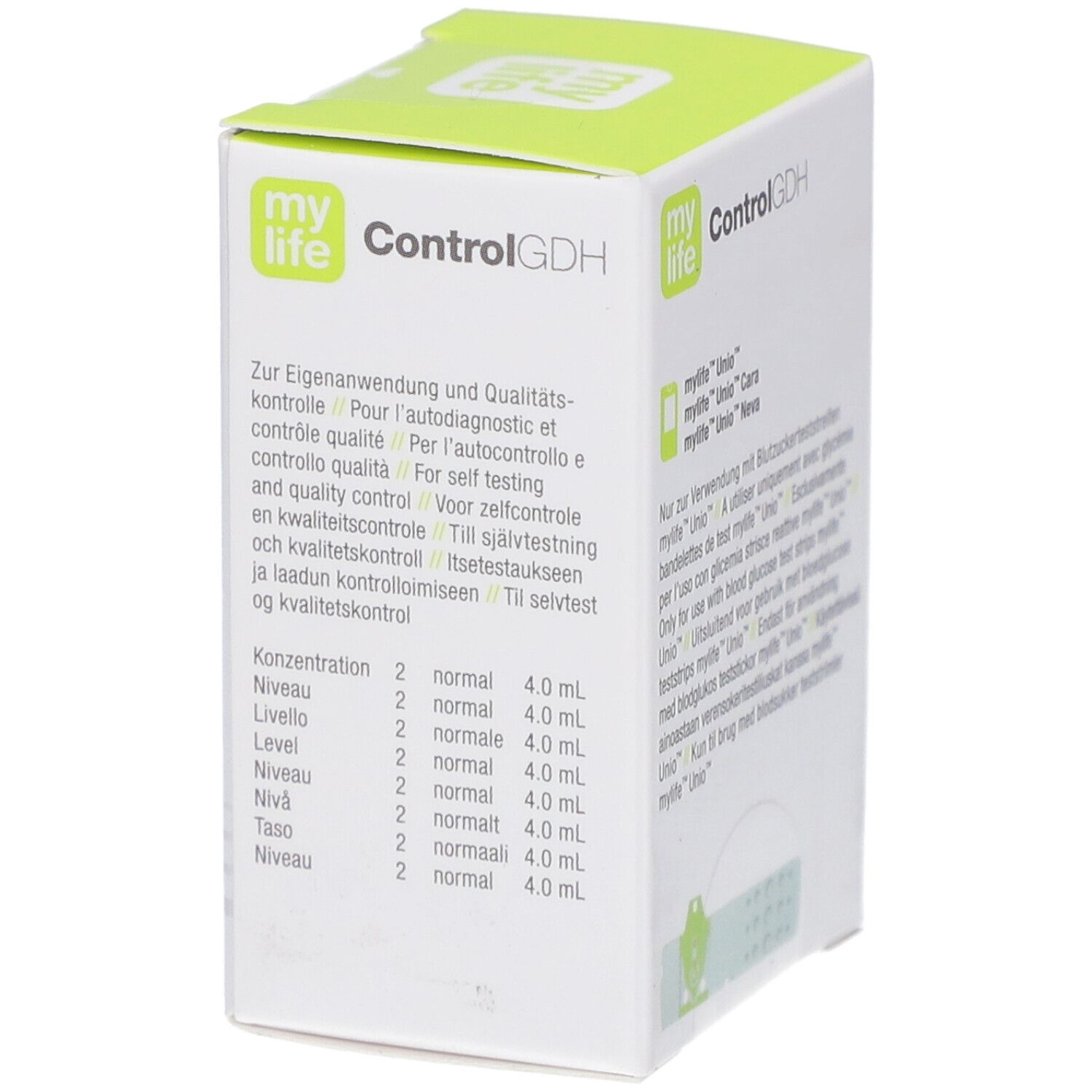 Solution de contrôle My Life ControlGDH, flacon de 4.0 ml.