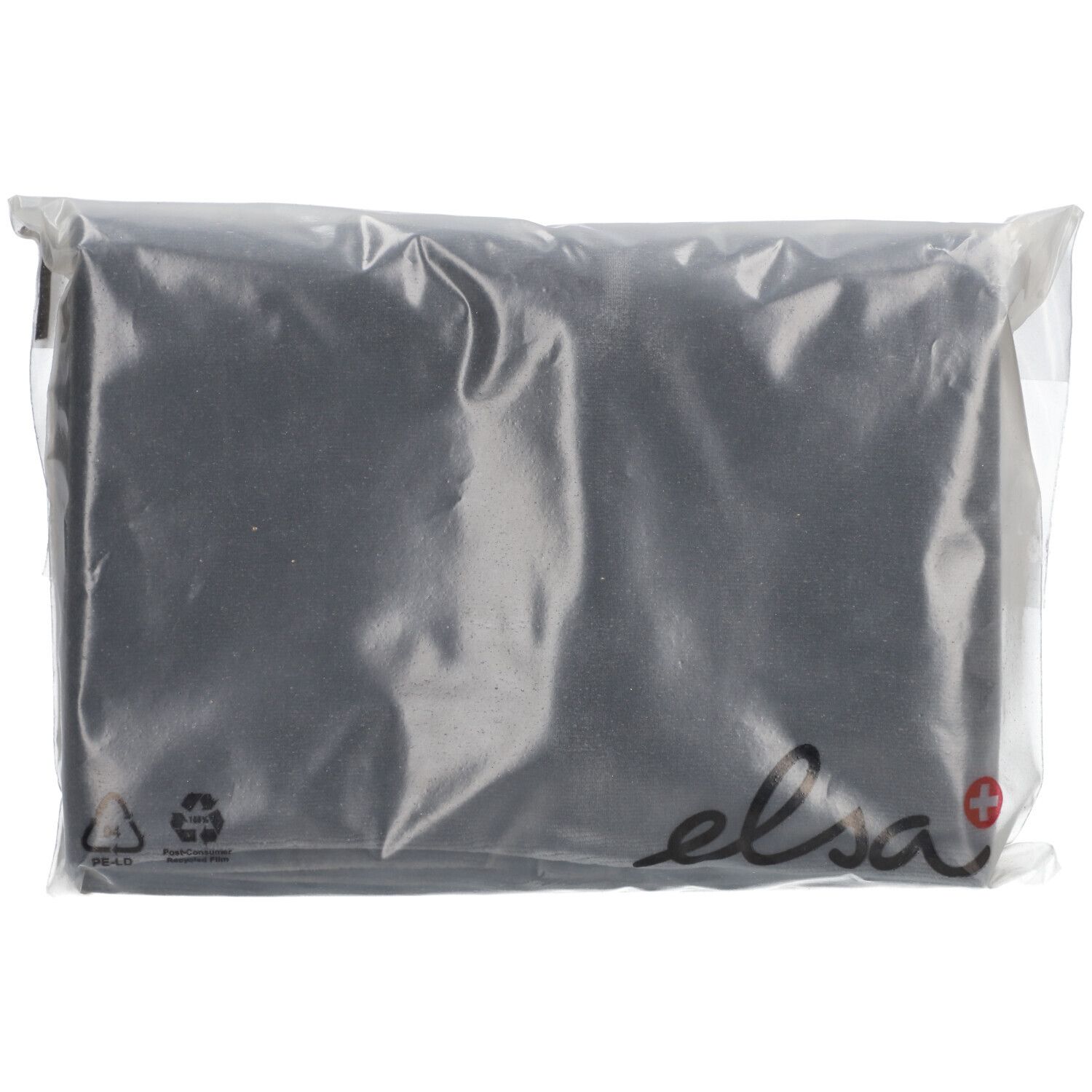 ELSA Taie d'oreiller 50 x 70 cm velours Anthracite