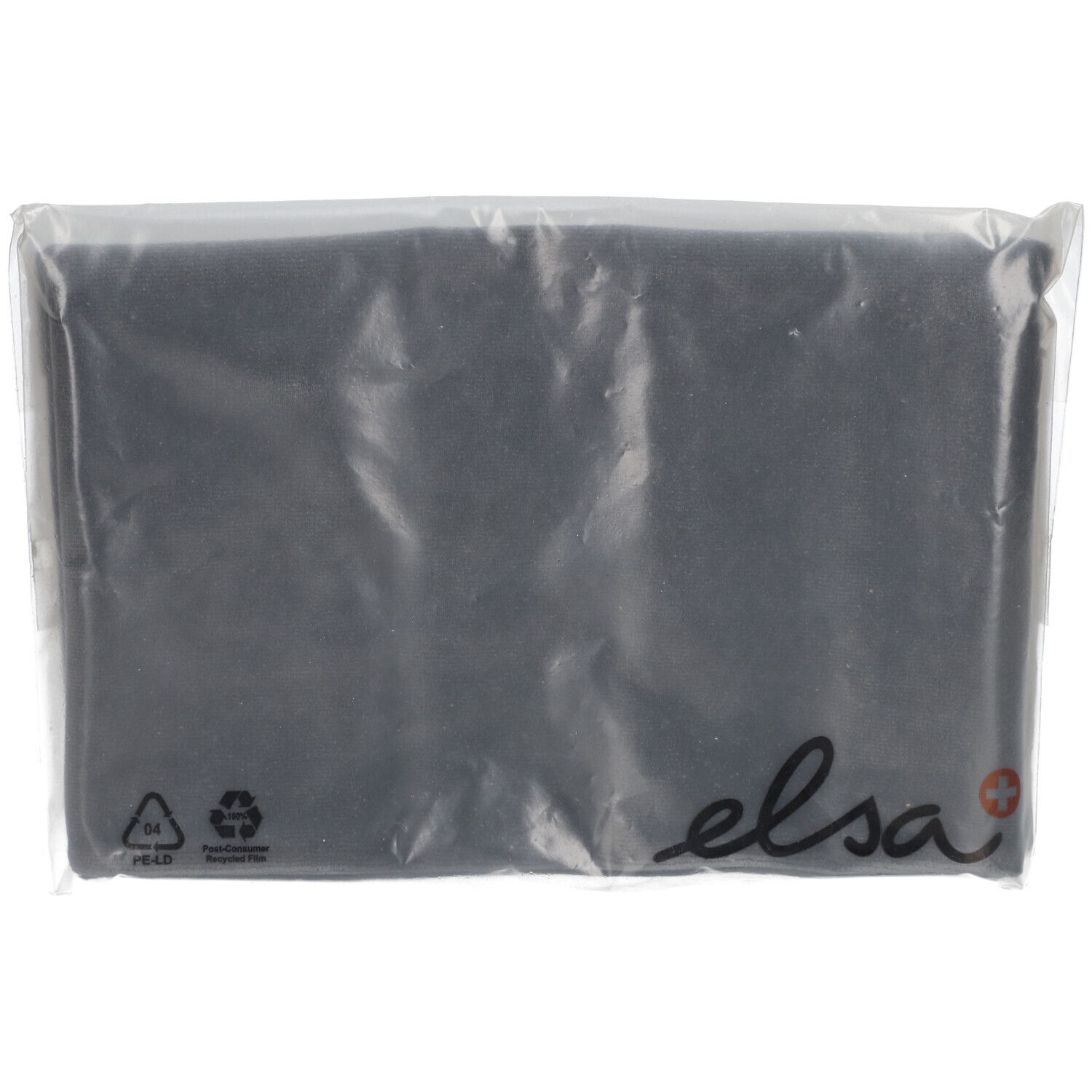 ELSA Taie d'oreiller 30 x 40 cm velours Anthracite