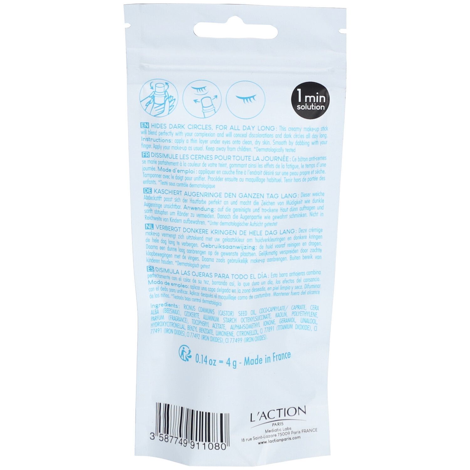 L'ACTION Correcteur longue durée Teinte universelle