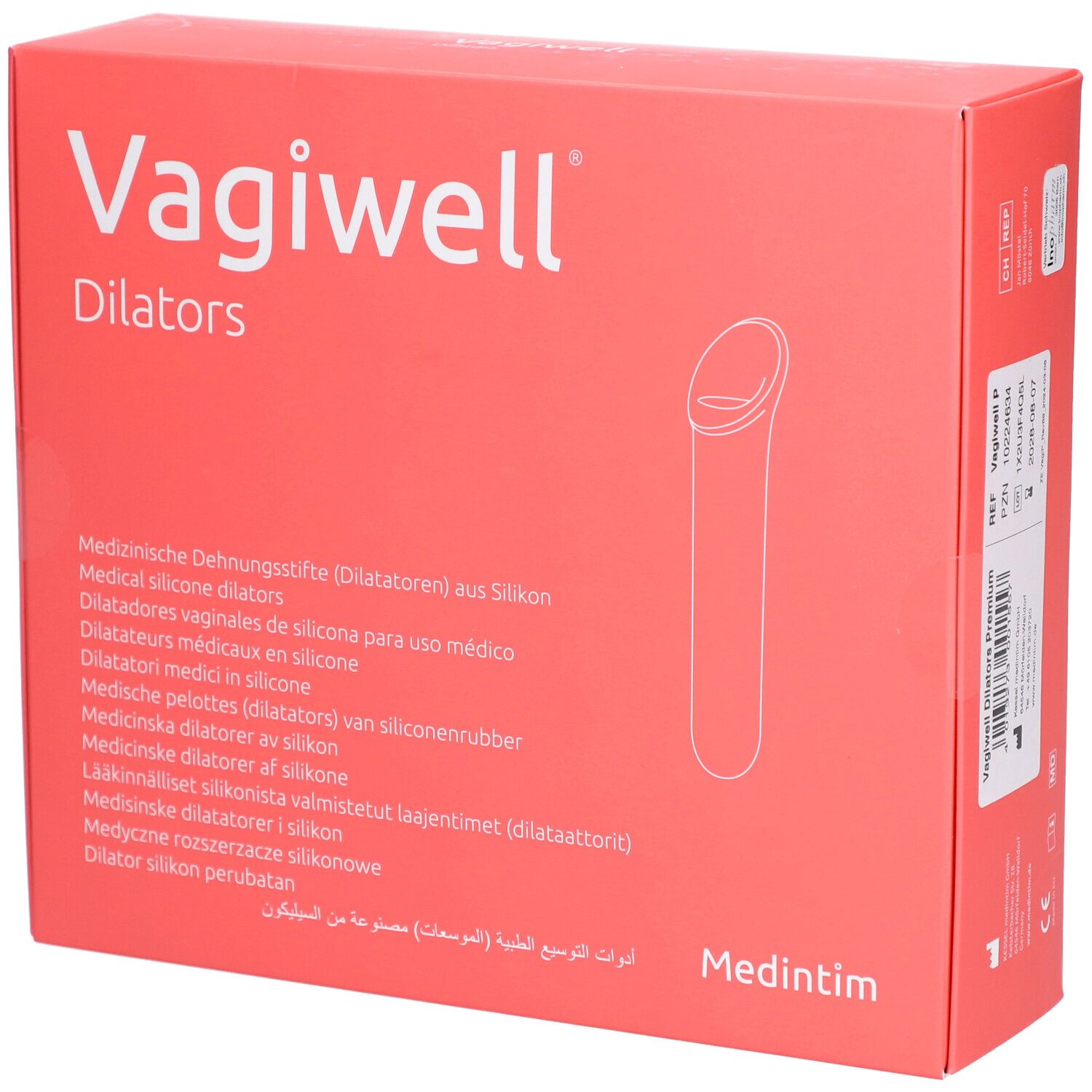 Dilatateurs Vagiwell en silicone