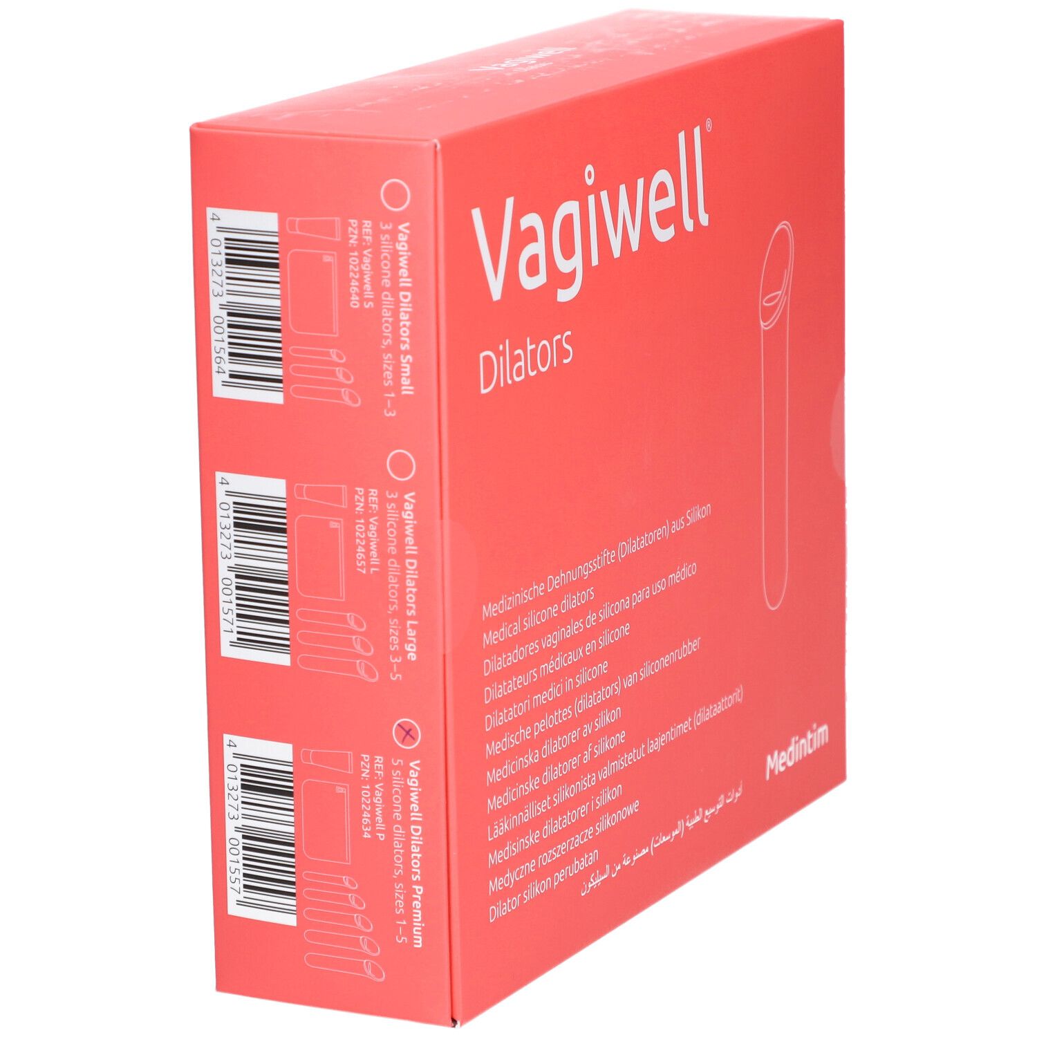 Dilatateurs Vagiwell en silicone