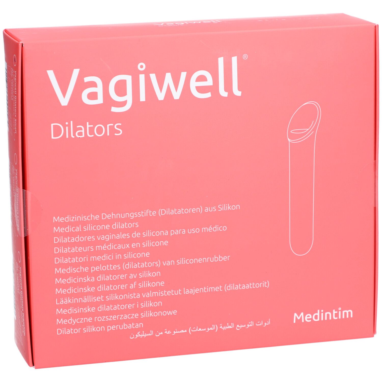 Vagiwell medische siliconen dilatatoren.