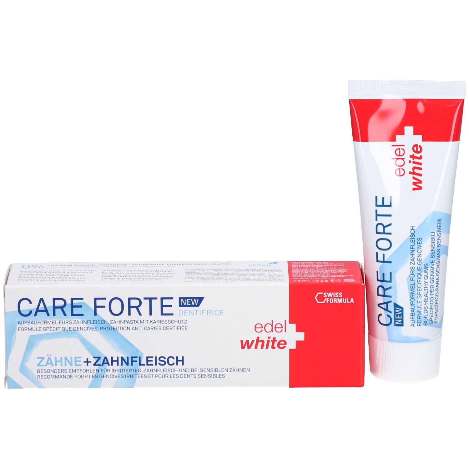EDEL + WHITE Care Forte tandpasta voor tandvleesverzorging