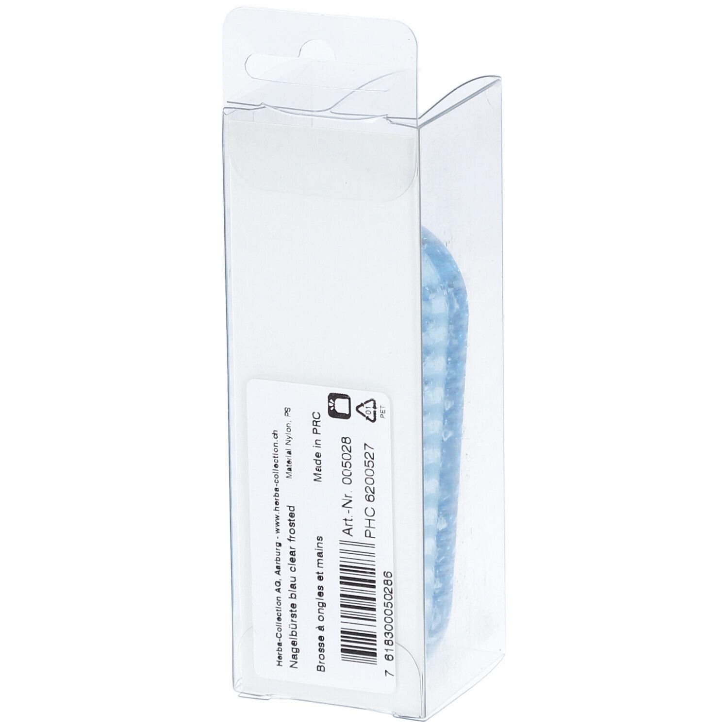 HERBA Brosse à ongles et mains bleu clair
