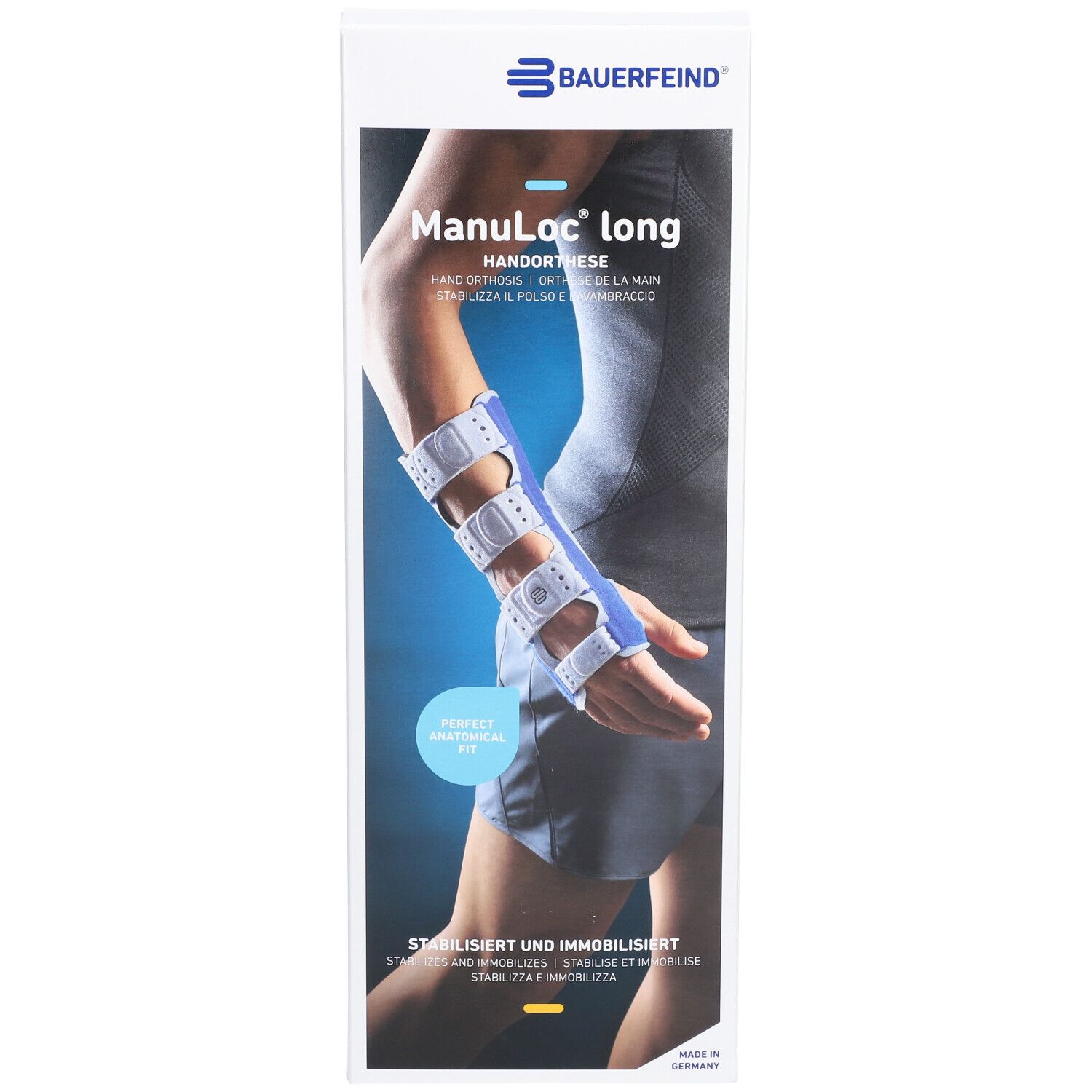BAUERFEIND Manuloc® Lange Ambidexter hand-polsorthese maat 3