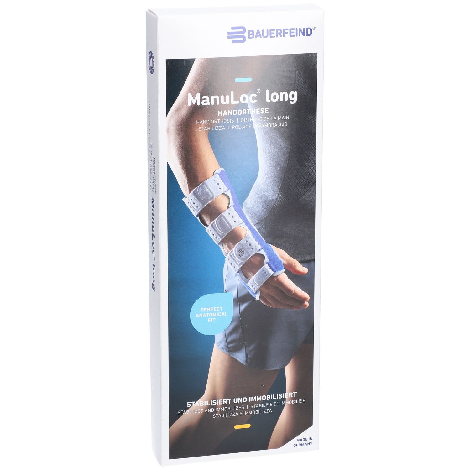 BAUERFEIND Manuloc® Lange Ambidexter hand-polsorthese maat 3