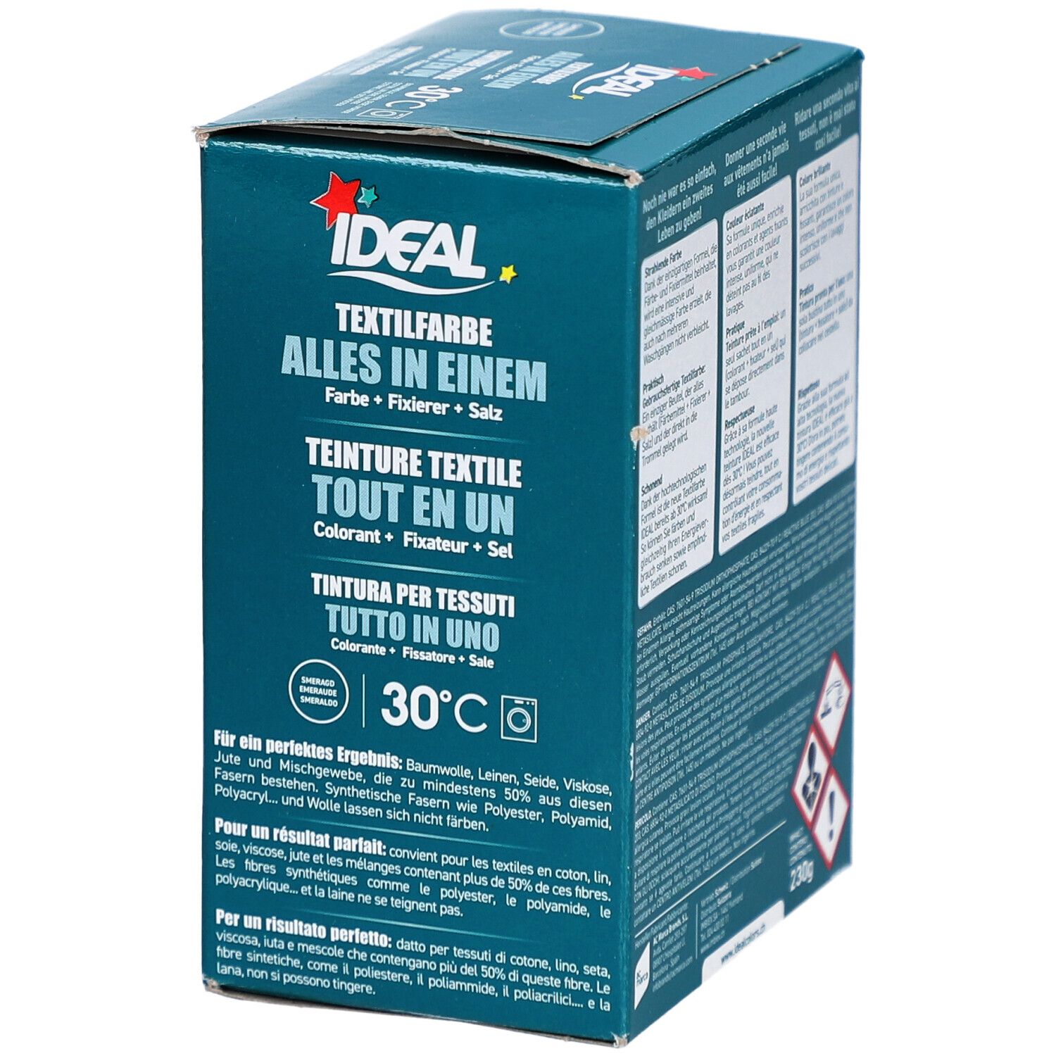 IDEAL Teinture Textile Tout en un Emeraude