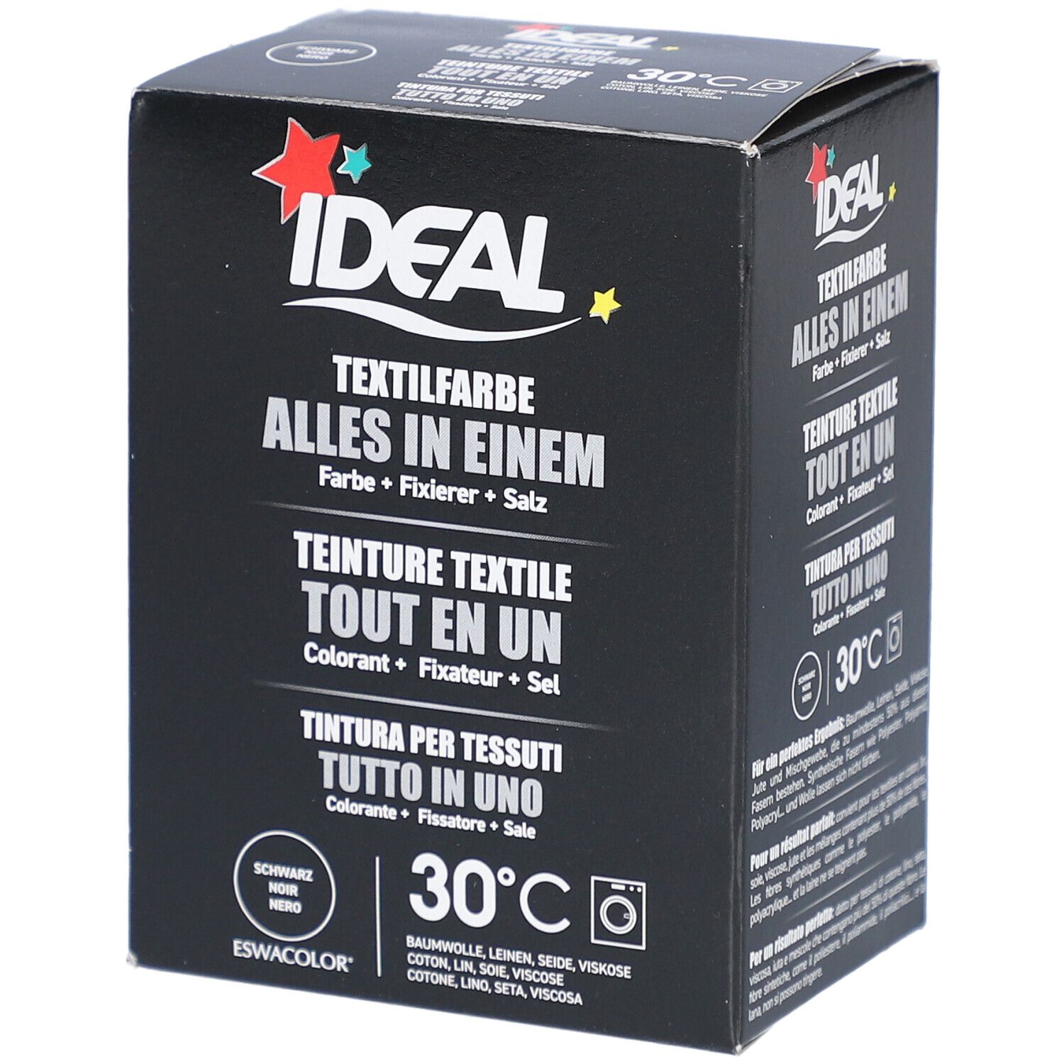 IDEAL Alles-in-één Textielverf Zwart