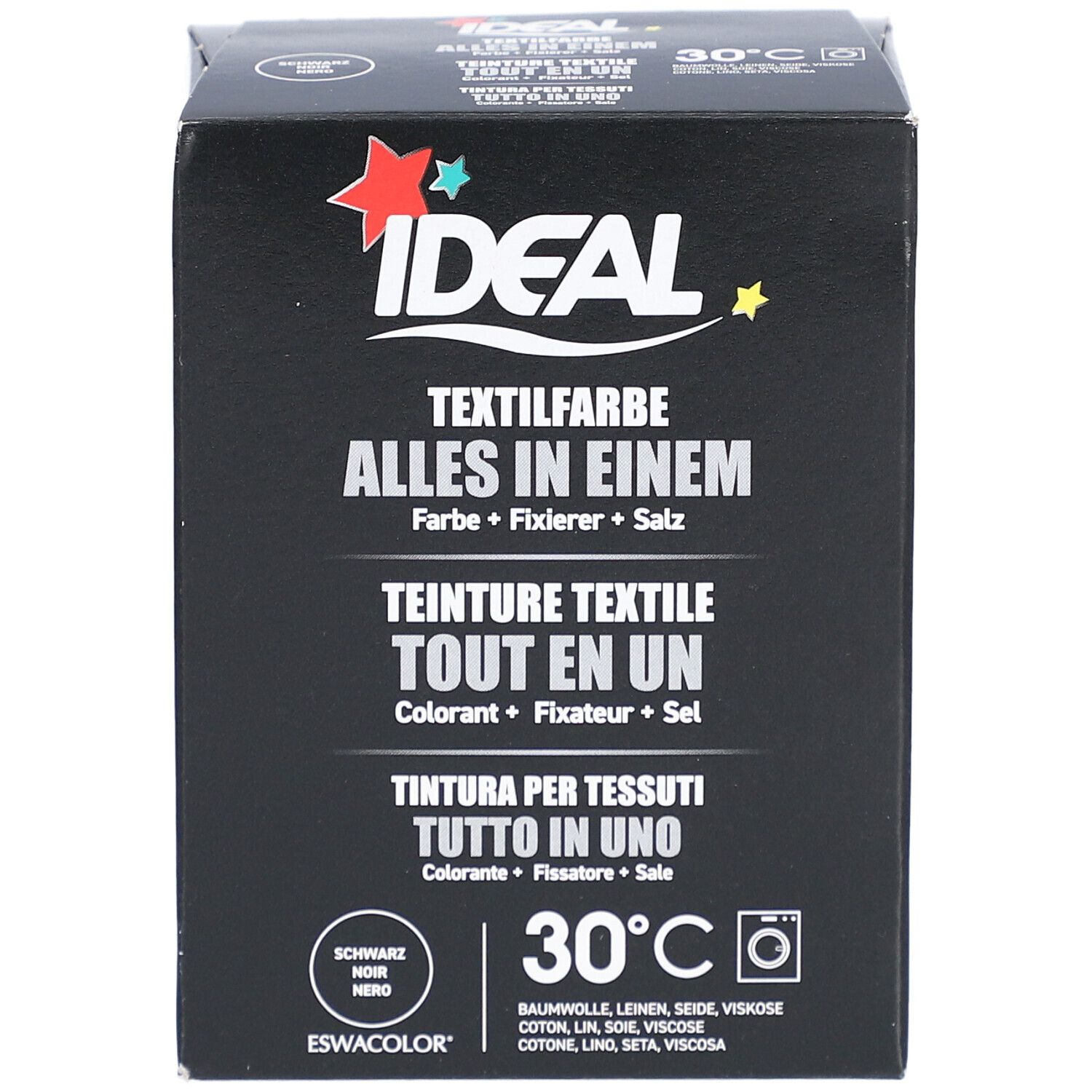 IDEAL Alles-in-één Textielverf Zwart