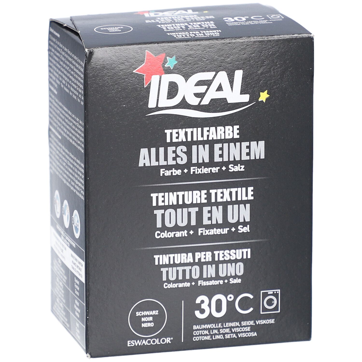 IDEAL Alles-in-één Textielverf Zwart