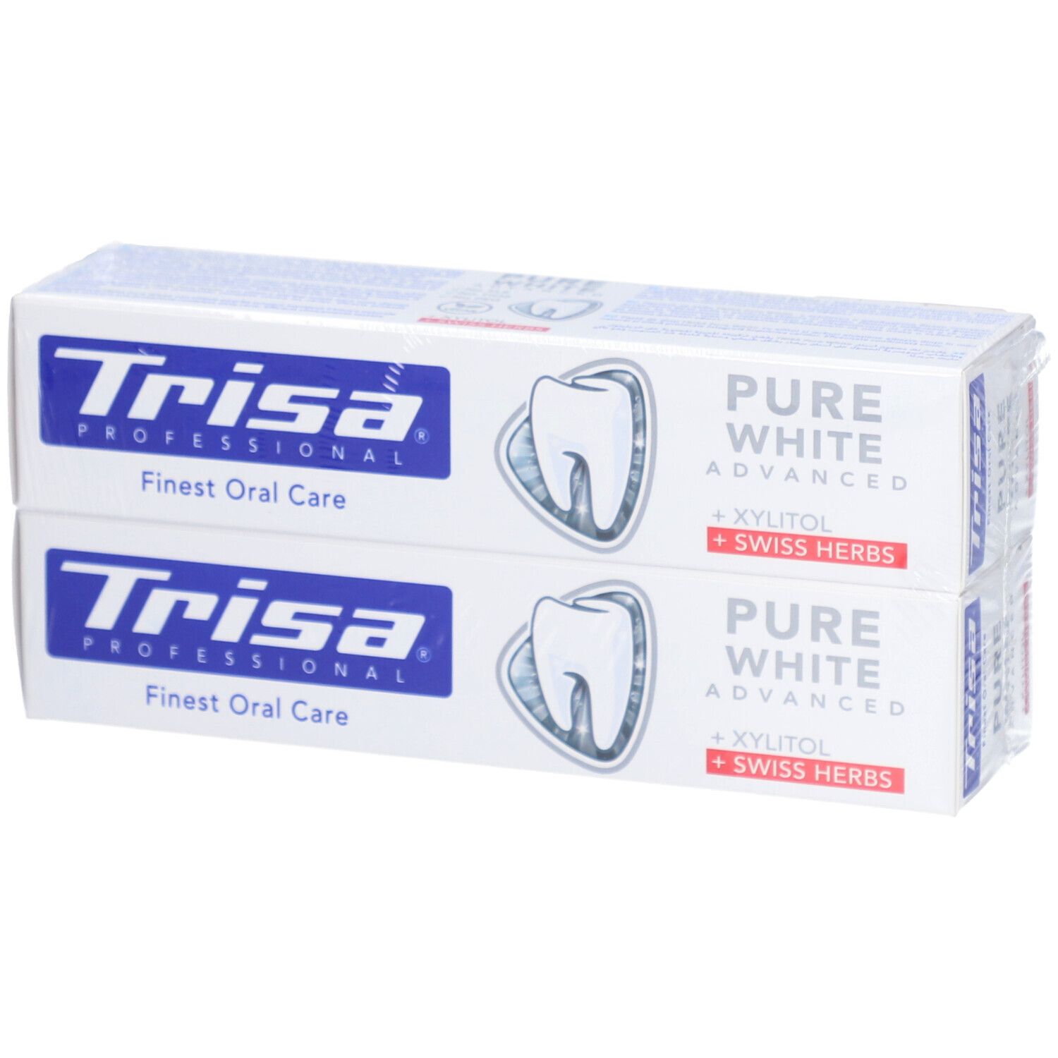 Trisa Dentifrice Pure White Duo 2 x 75 ml