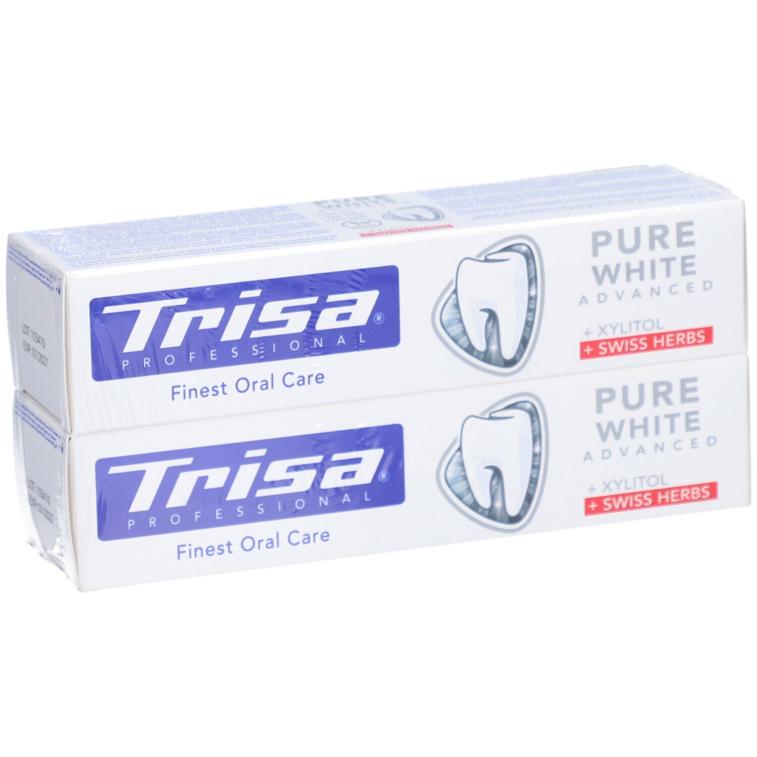Trisa Dentifrice Pure White Duo 2 x 75 ml
