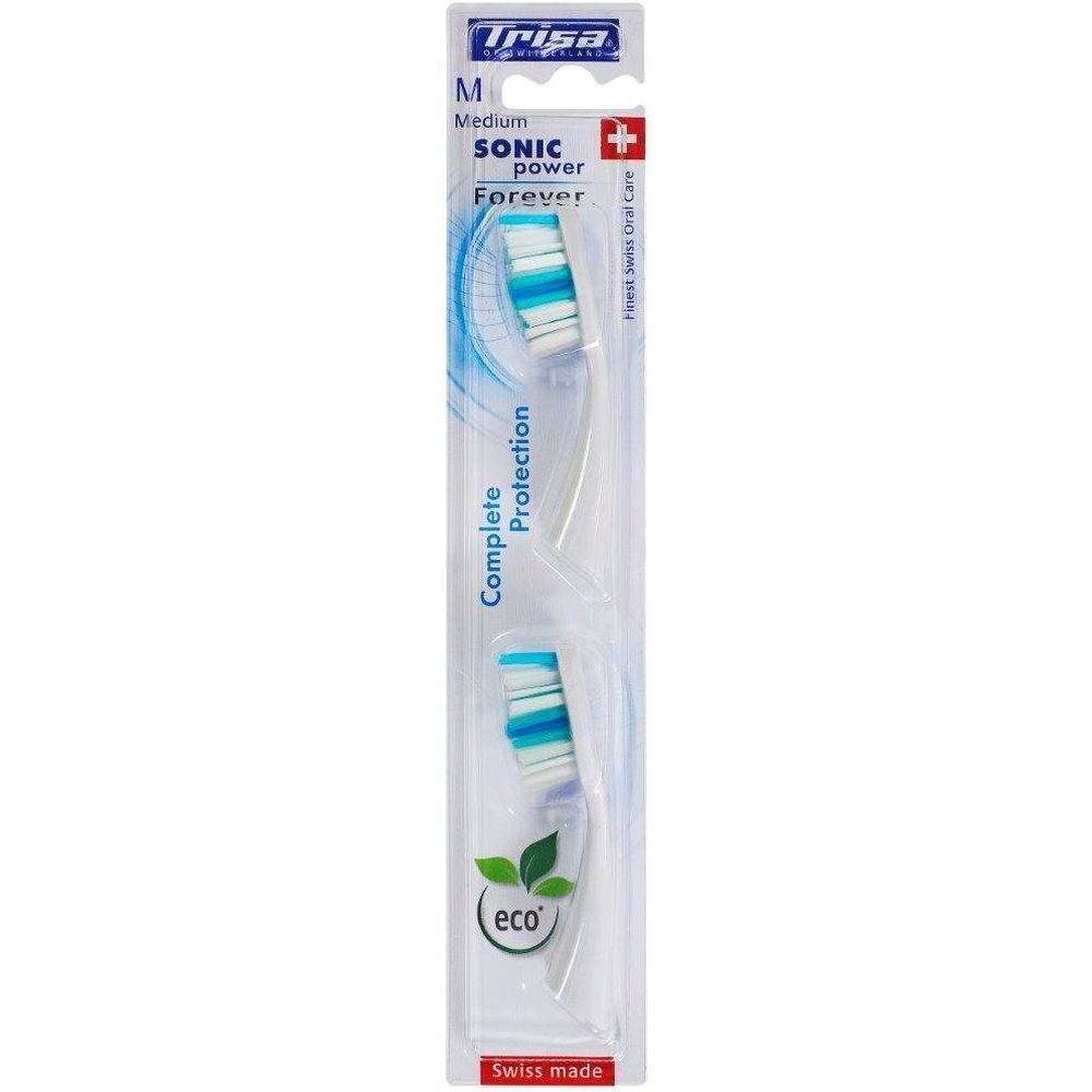 TRISA Sonicpower opzetborstels Complete Protection medium