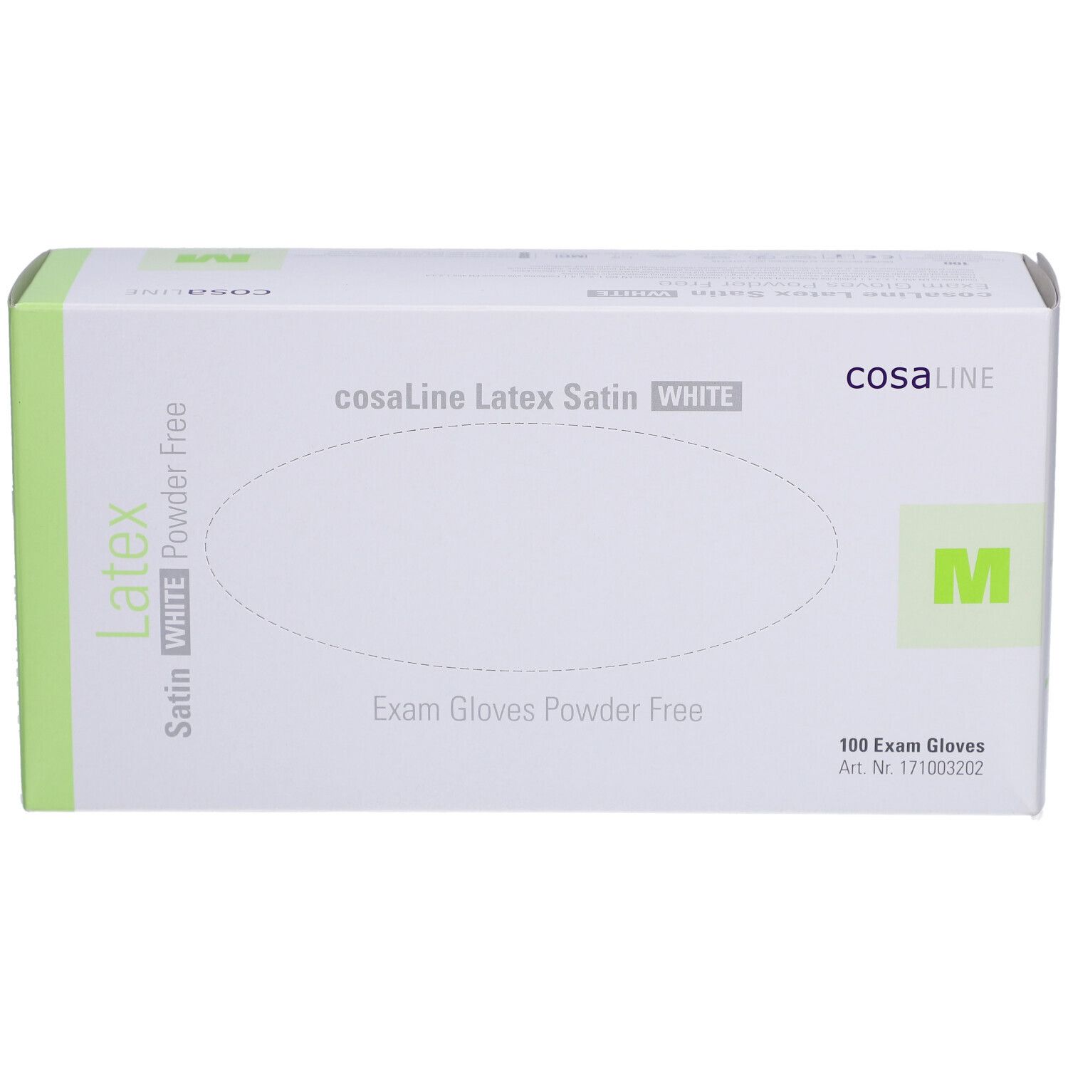 cosaLine® Poedervrije M latex onderzoekshandschoenen